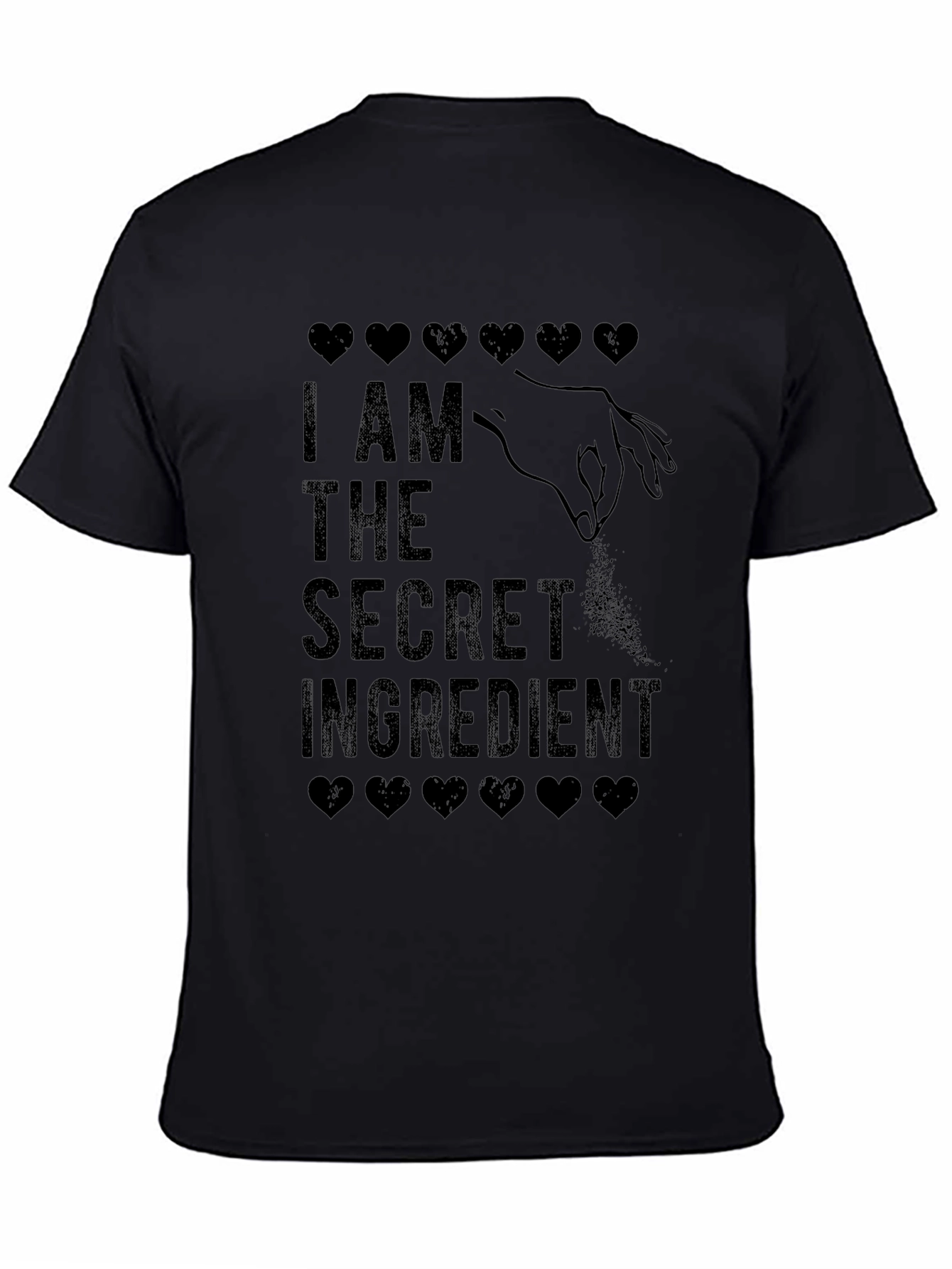 Secret Ingredient Mens Black T-Shirt