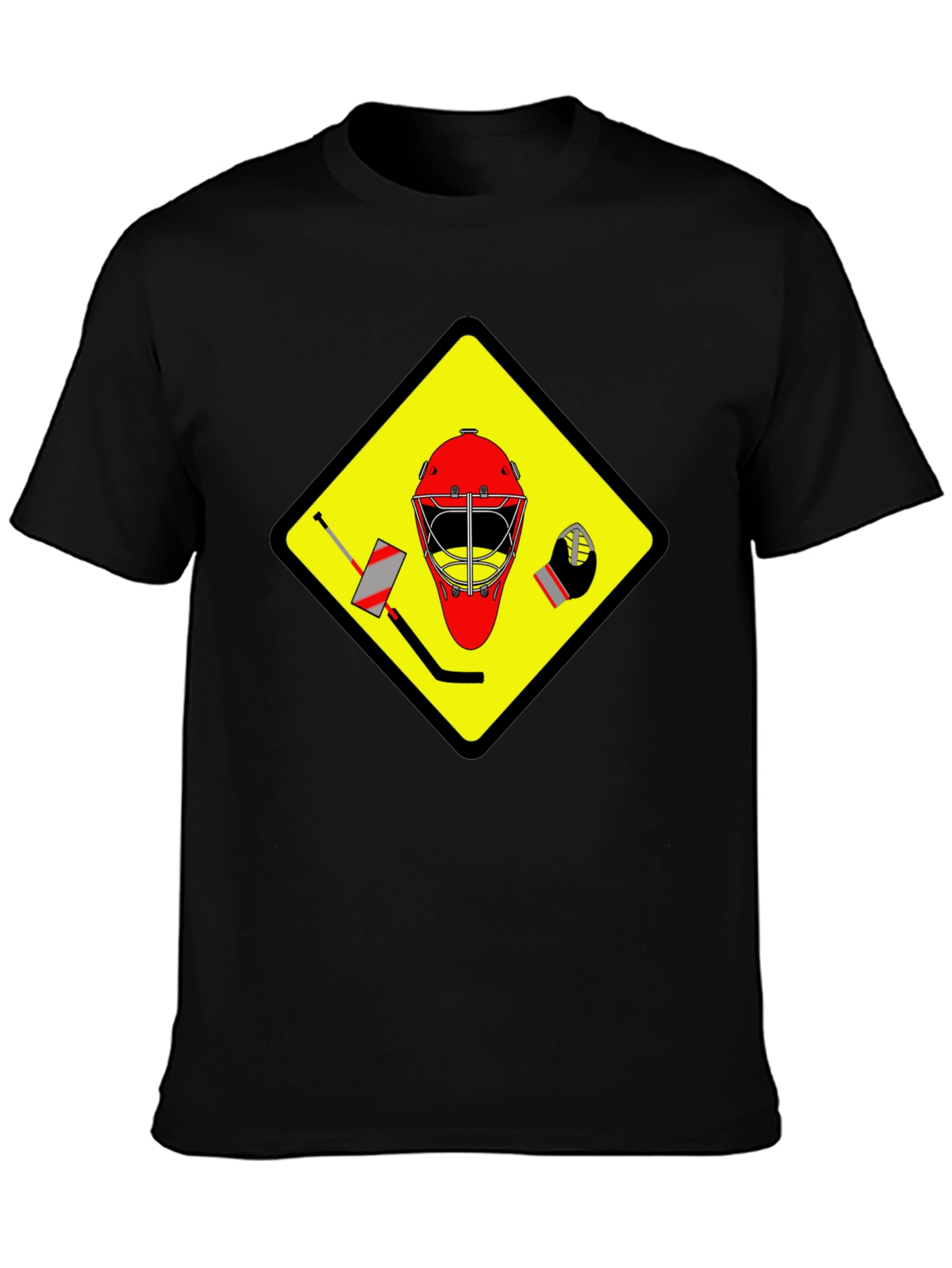Hockey Goalie Warning T-Shirt