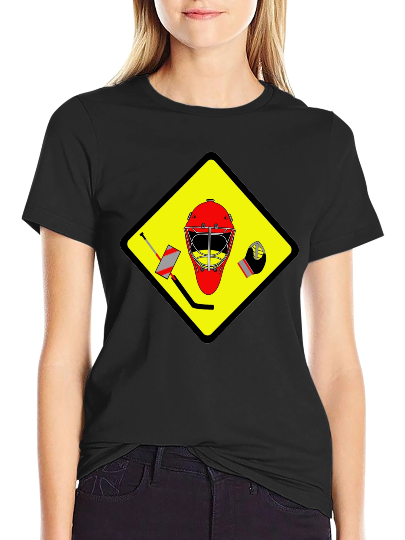 Hockey Goalie Warning T-Shirt