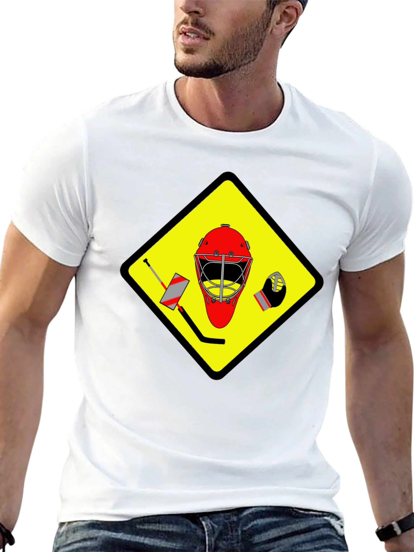 Hockey Goalie Warning T-Shirt