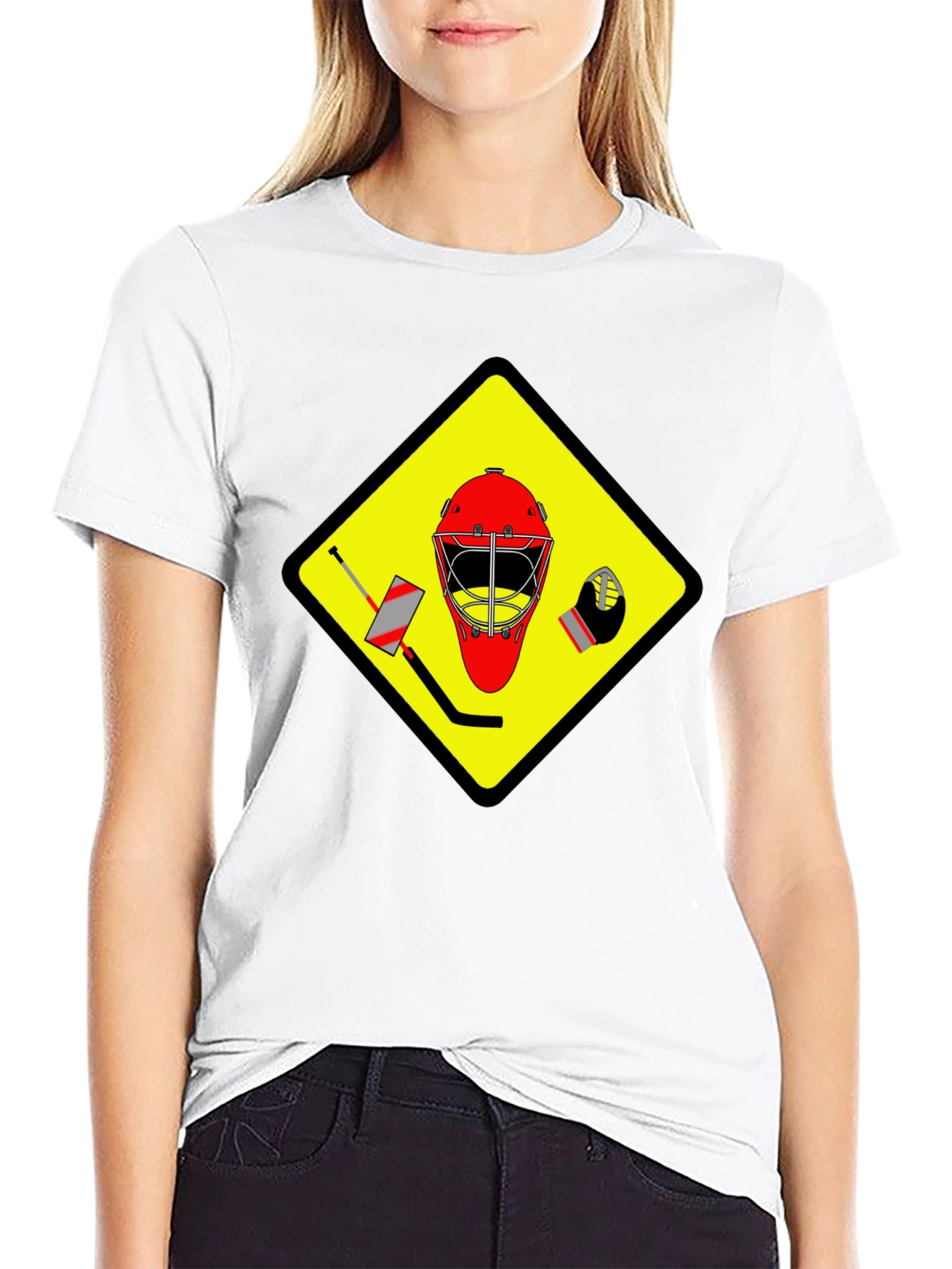 Hockey Goalie Warning T-Shirt