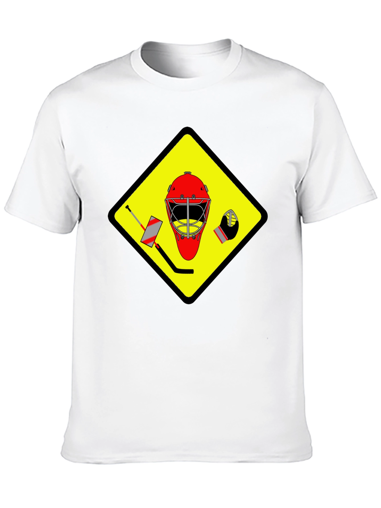 Hockey Goalie Warning T-Shirt