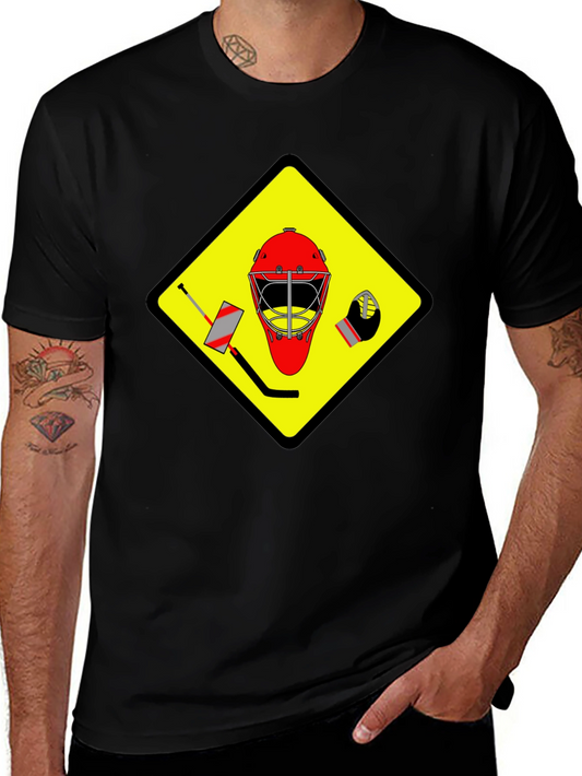 Hockey Goalie Warning T-Shirt