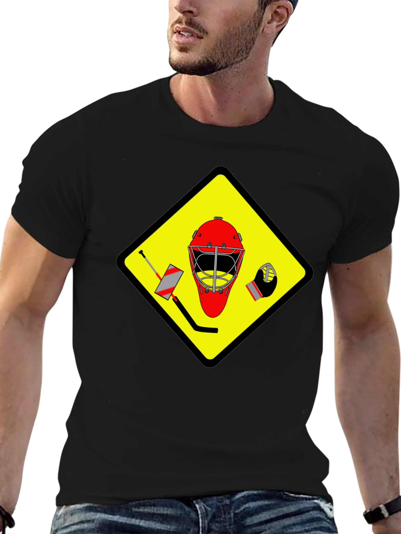 Hockey Goalie Warning T-Shirt