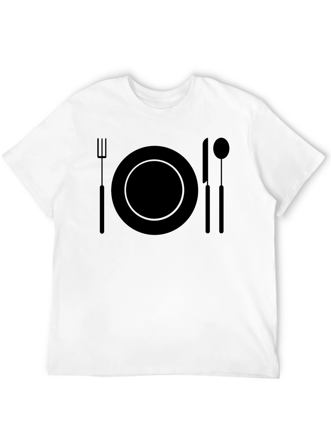 Dinner Time T-Shirt - Black Graphic Tee