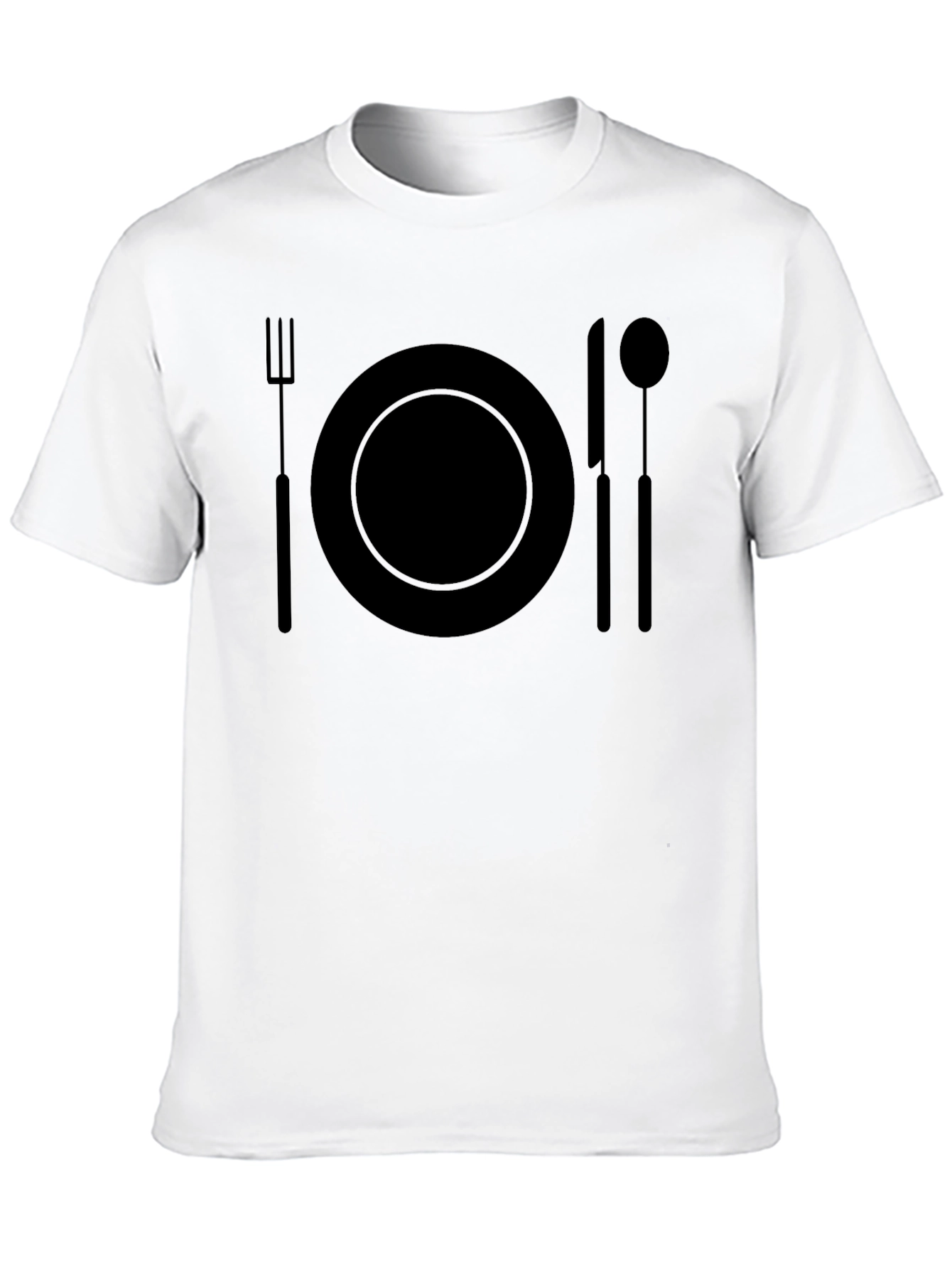 Dinner Time T-Shirt - Black Graphic Tee