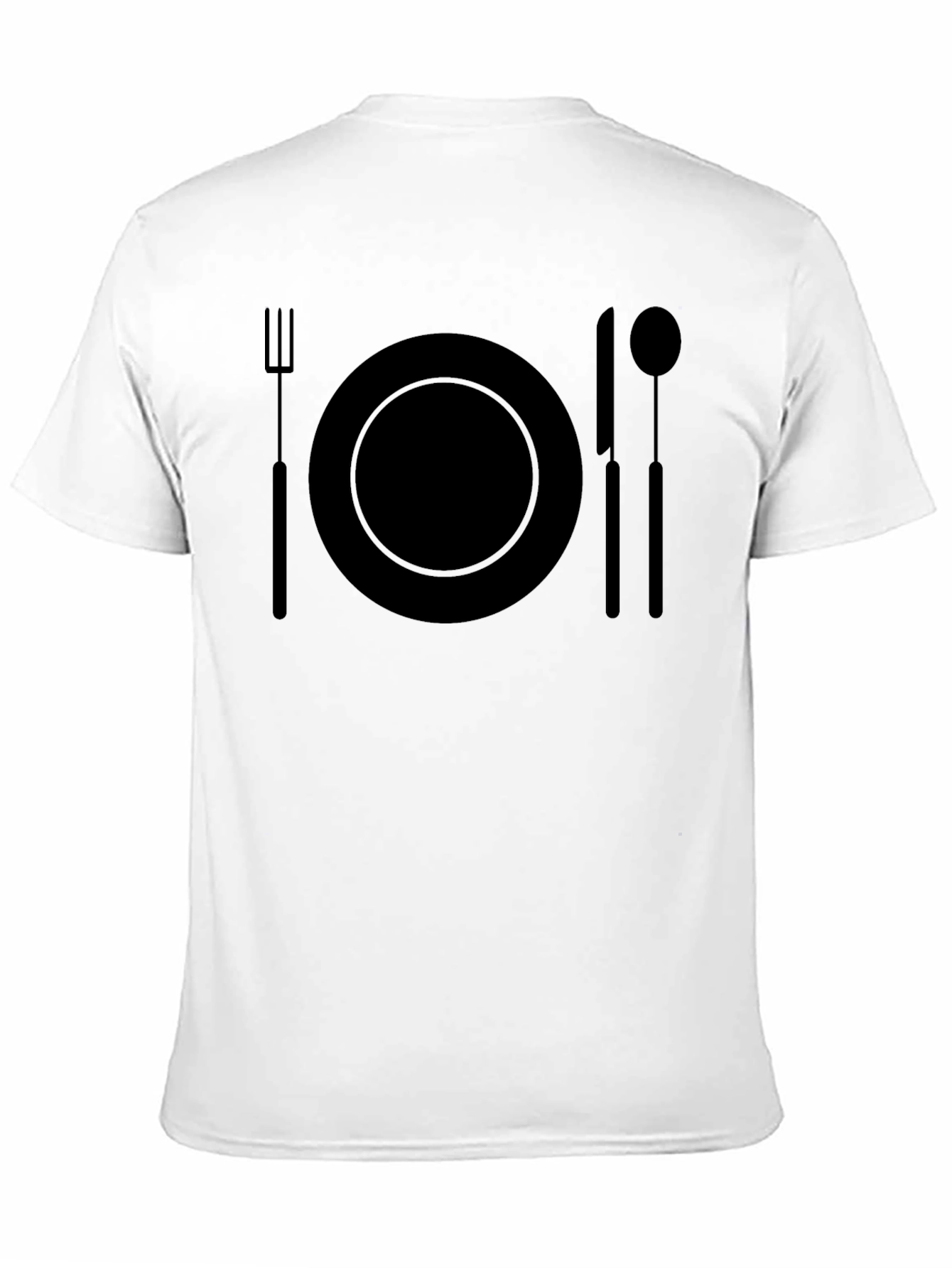 Dinner Time T-Shirt - Black Graphic Tee