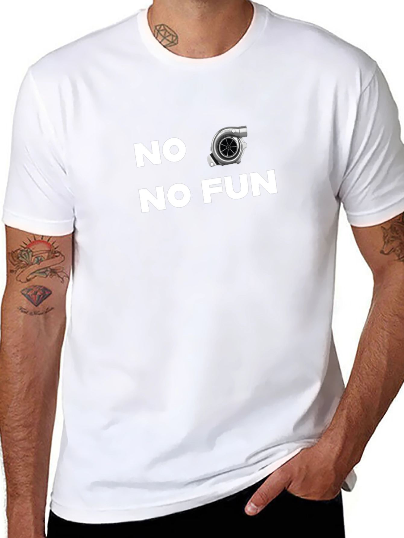 No Turbo No Fun Graphic T-Shirt