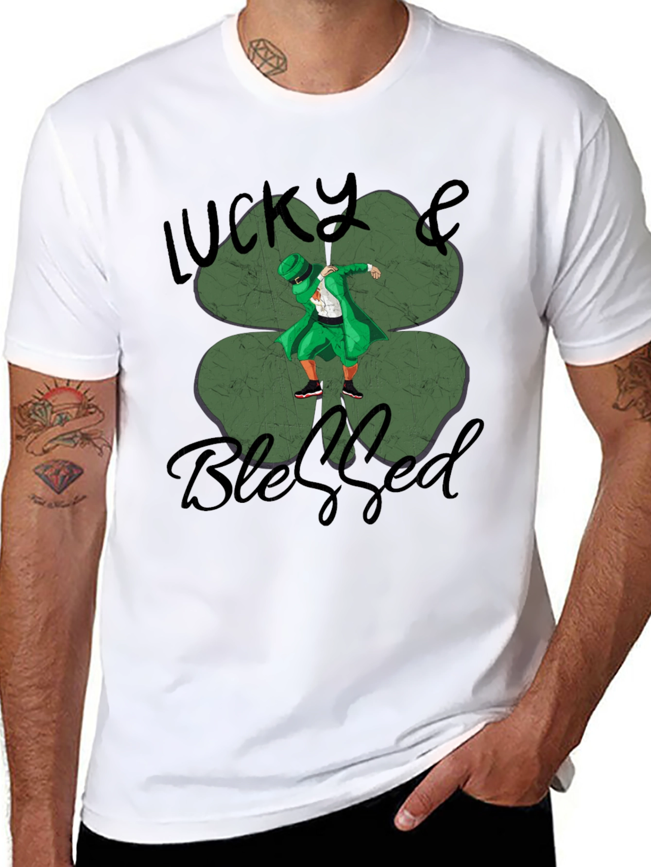 Lucky & Blessed St. Patricks Day T-Shirt