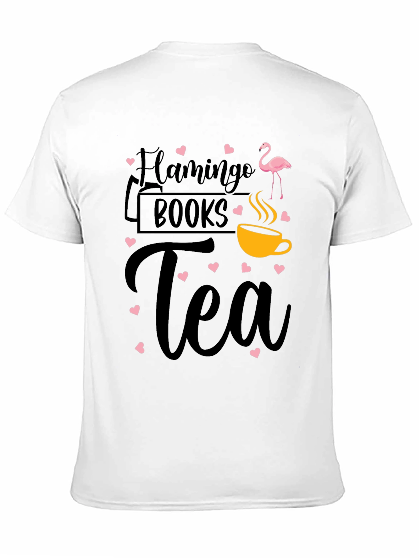 Flamingo Books Tea Graphic Tee Shirt
