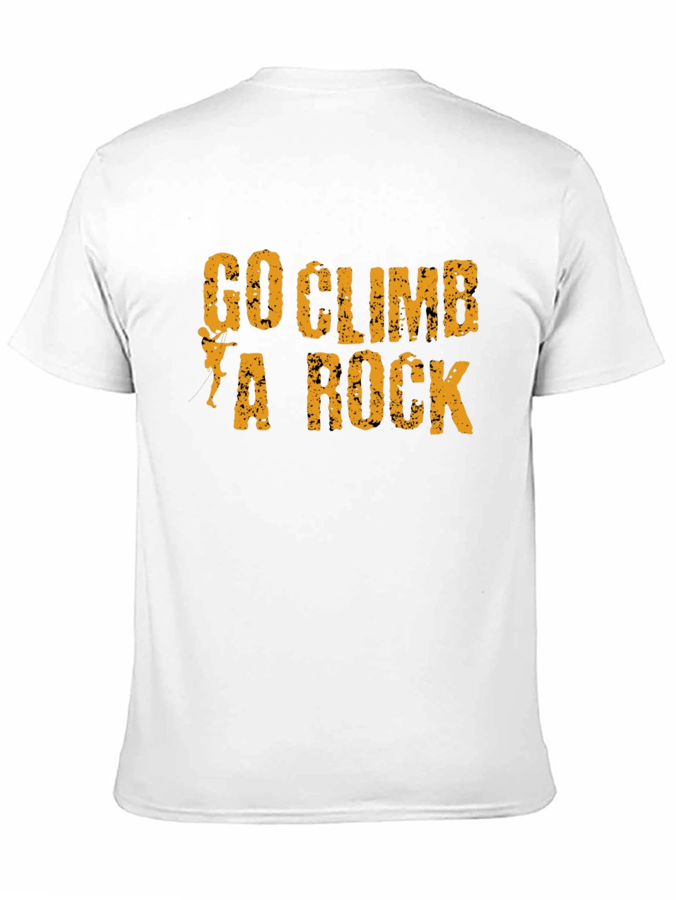 Go Climb A Rock Black Graphic T-Shirt