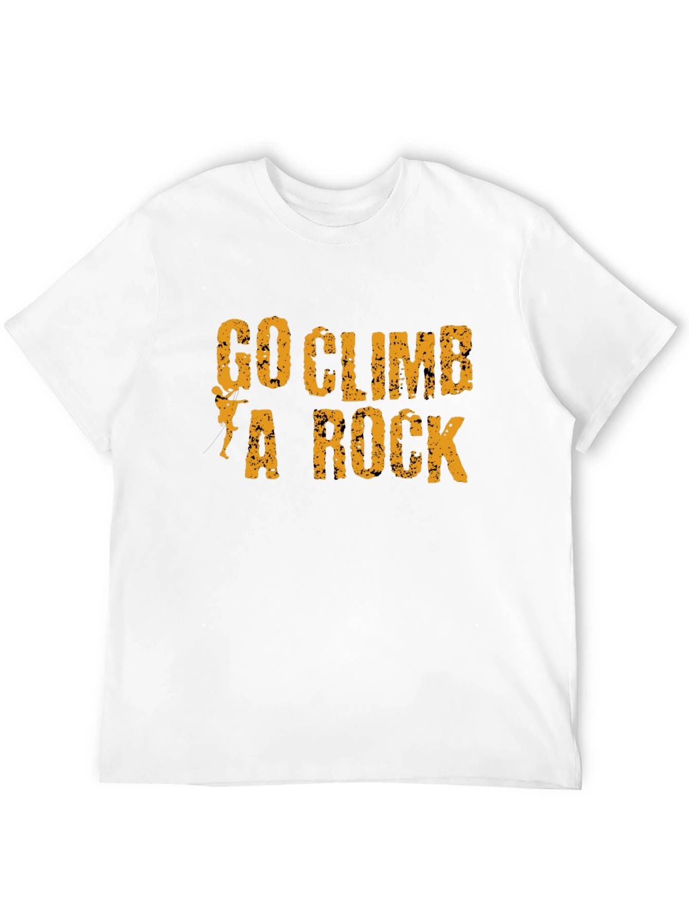 Go Climb A Rock Black Graphic T-Shirt
