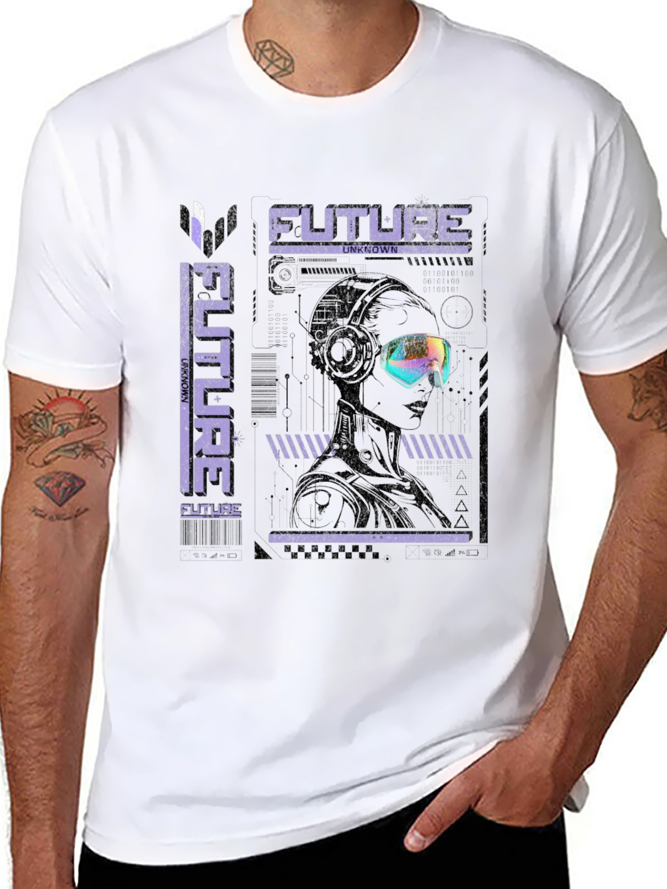 Cyberpunk Future T-Shirt - Unique Graphic Tee