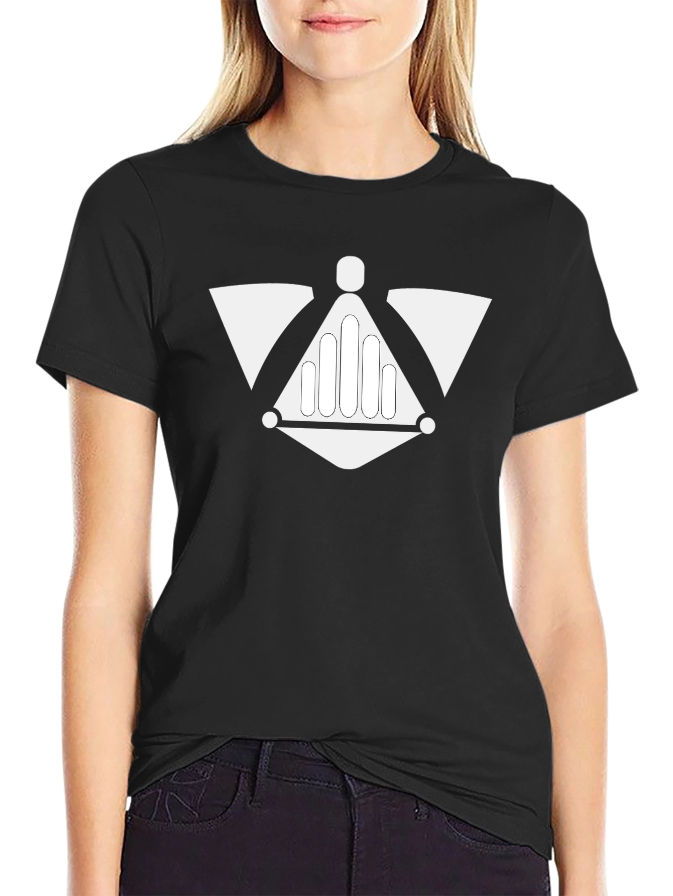 Geometric Icon Black T-Shirt