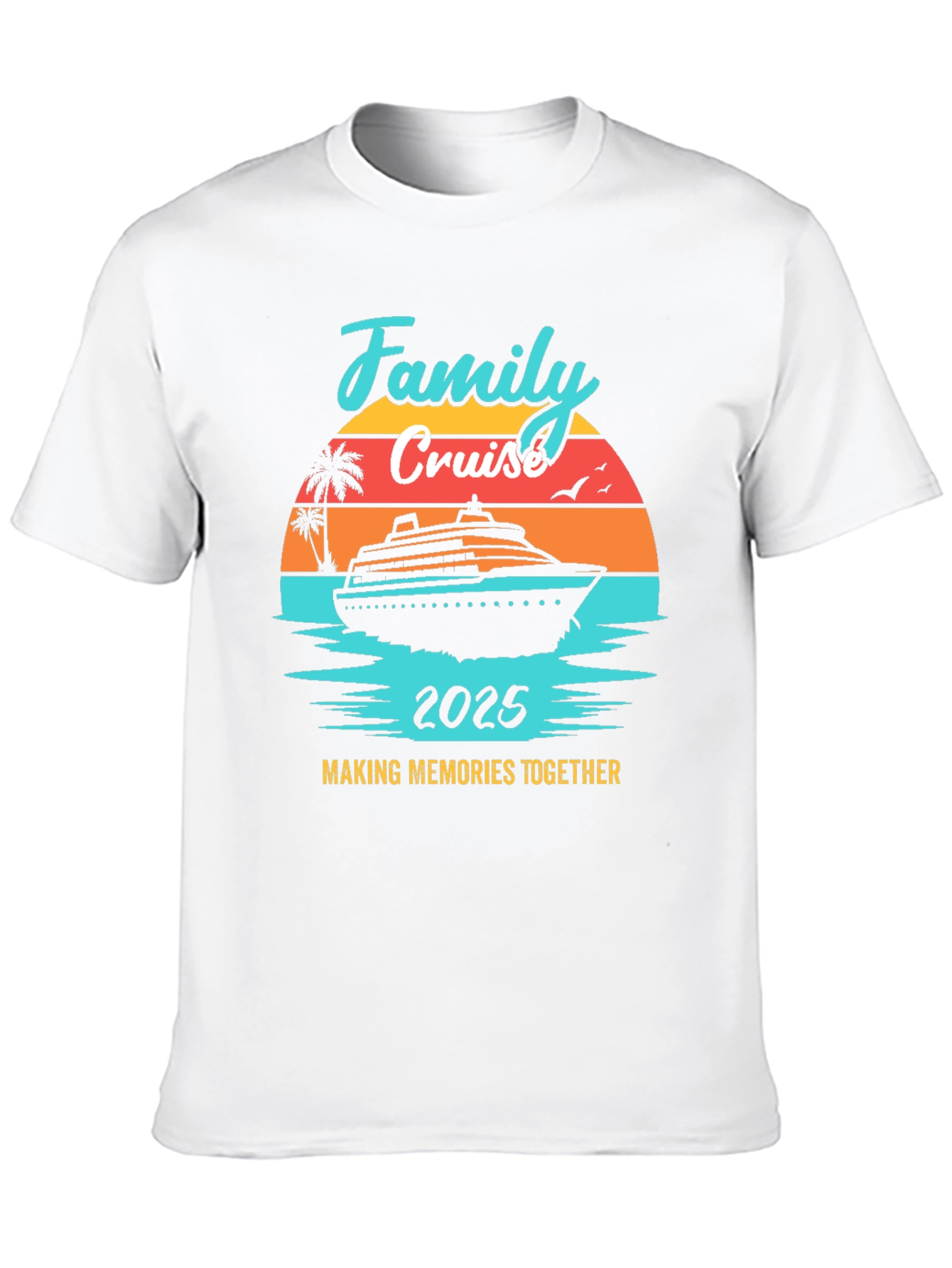 Family Cruise 2025 T-Shirt - Vacation Memories Tee