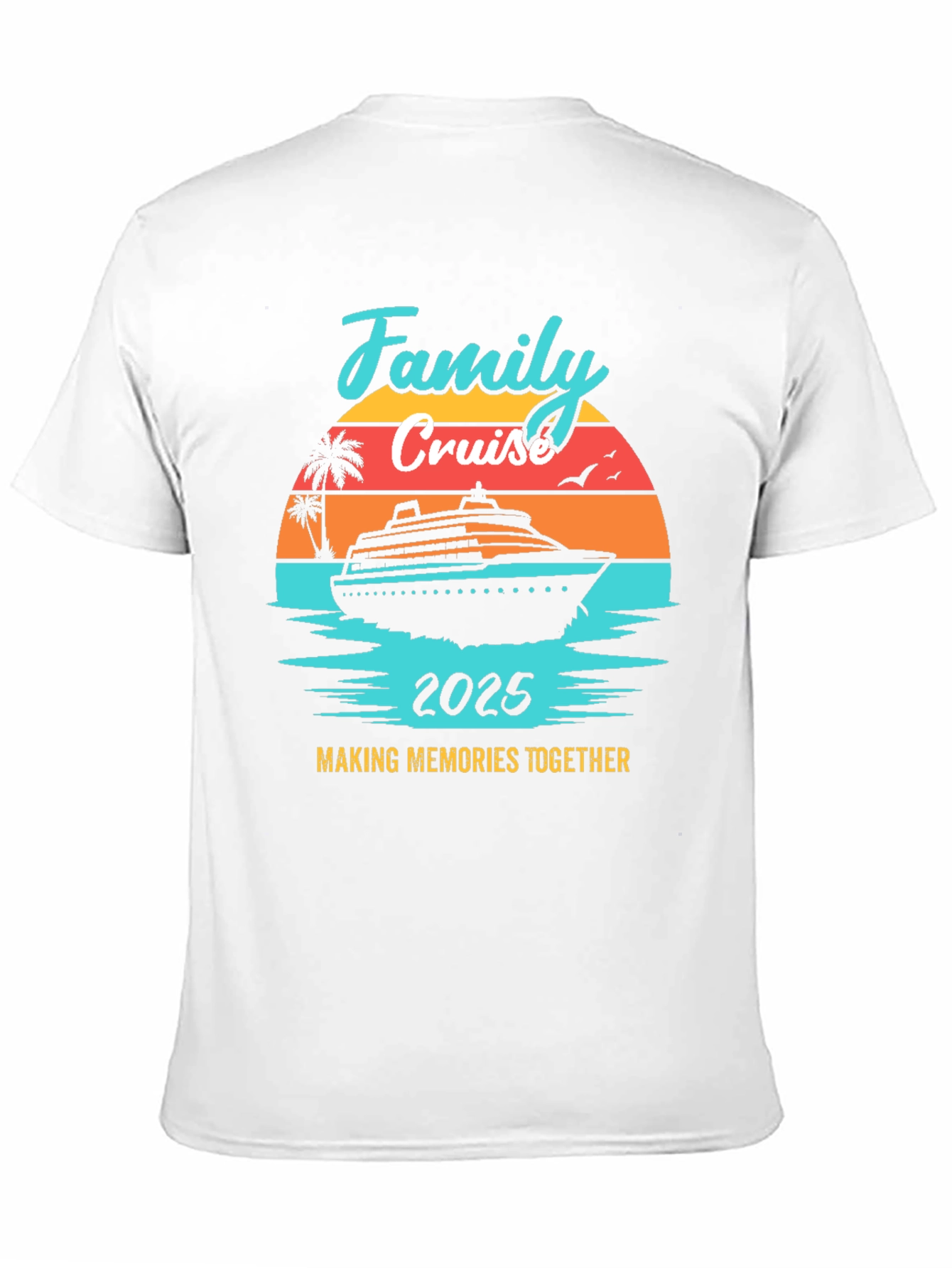 Family Cruise 2025 T-Shirt - Vacation Memories Tee