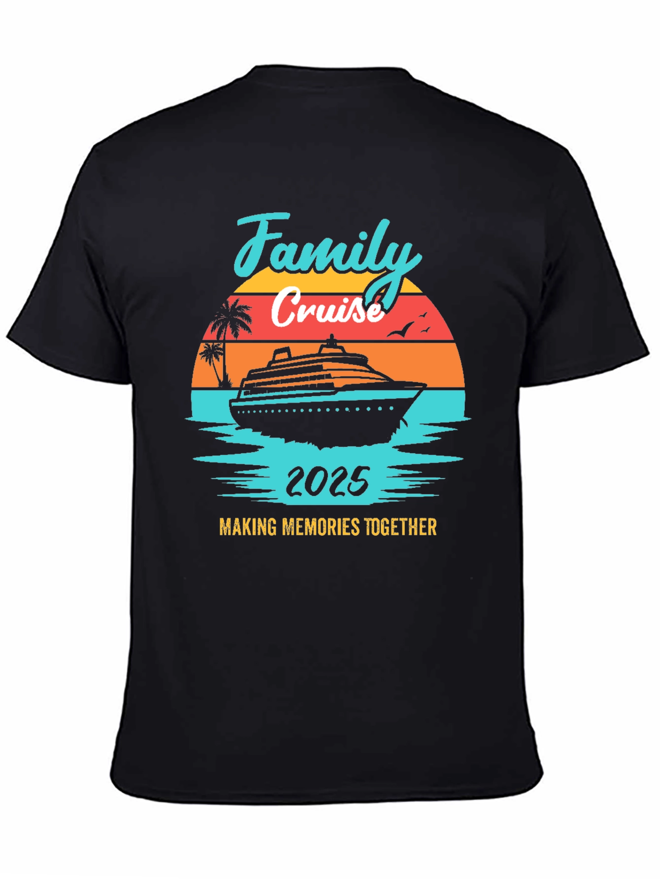 Family Cruise 2025 T-Shirt - Vacation Memories Tee