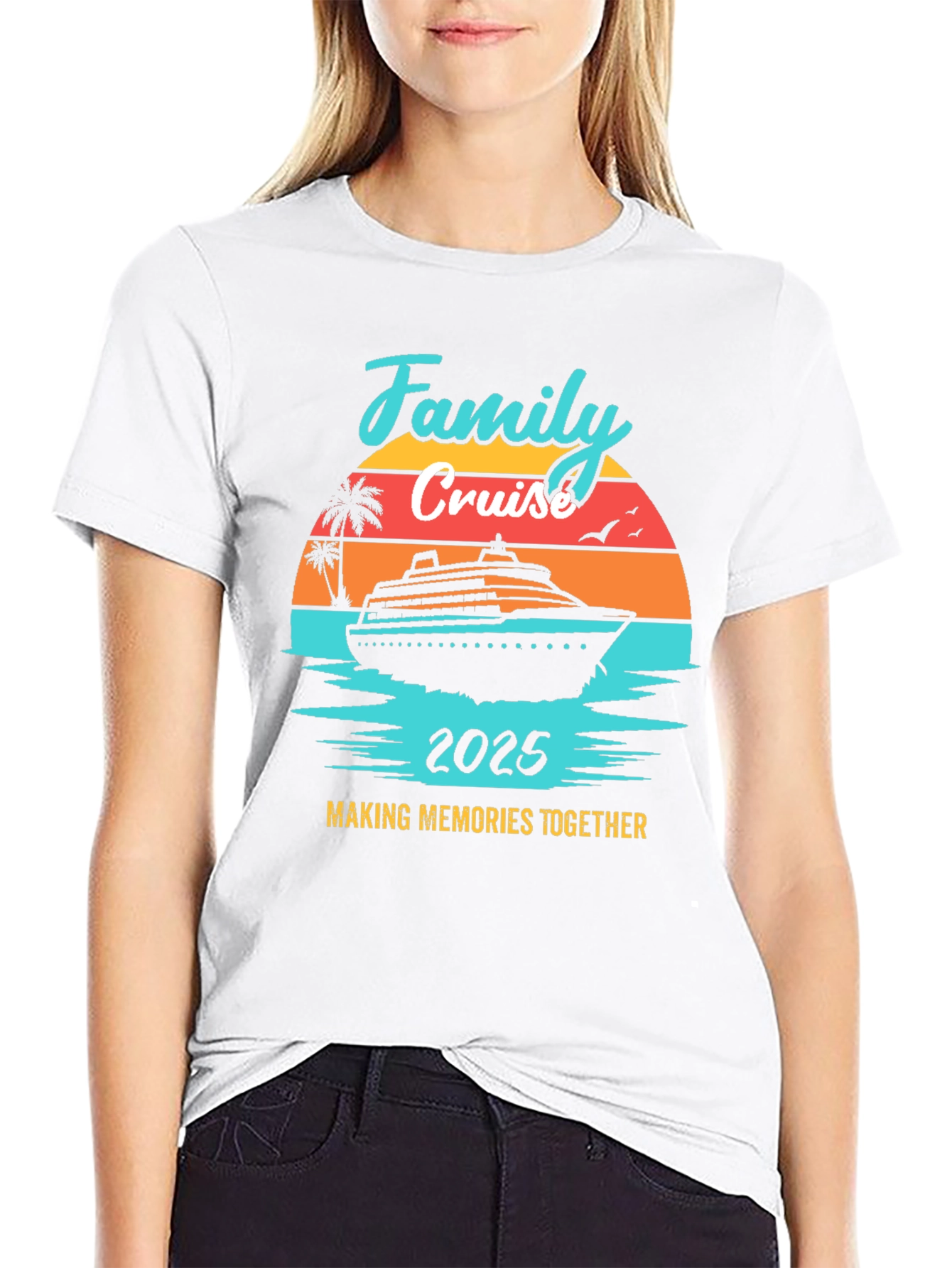 Family Cruise 2025 T-Shirt - Vacation Memories Tee
