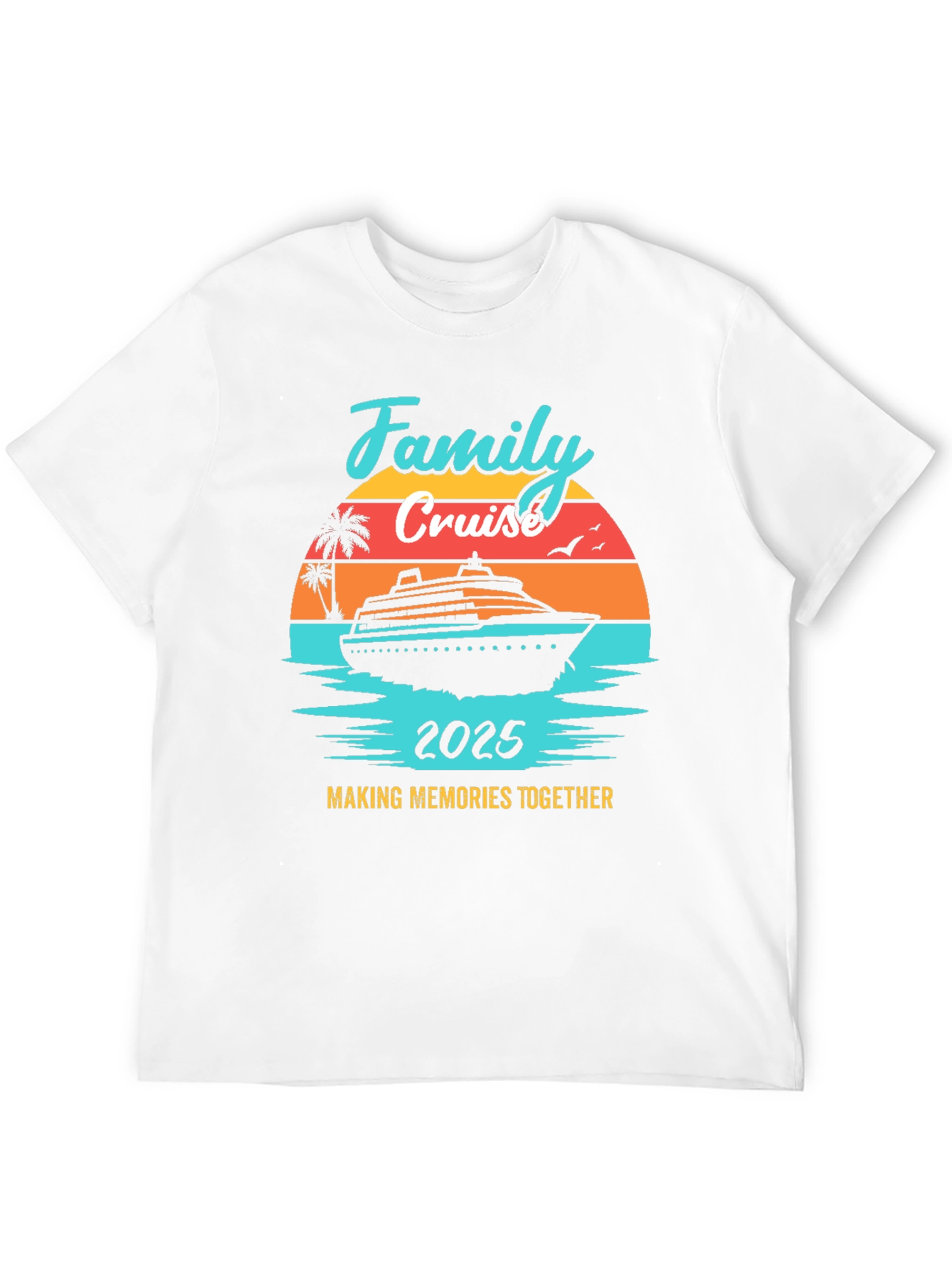 Family Cruise 2025 T-Shirt - Vacation Memories Tee