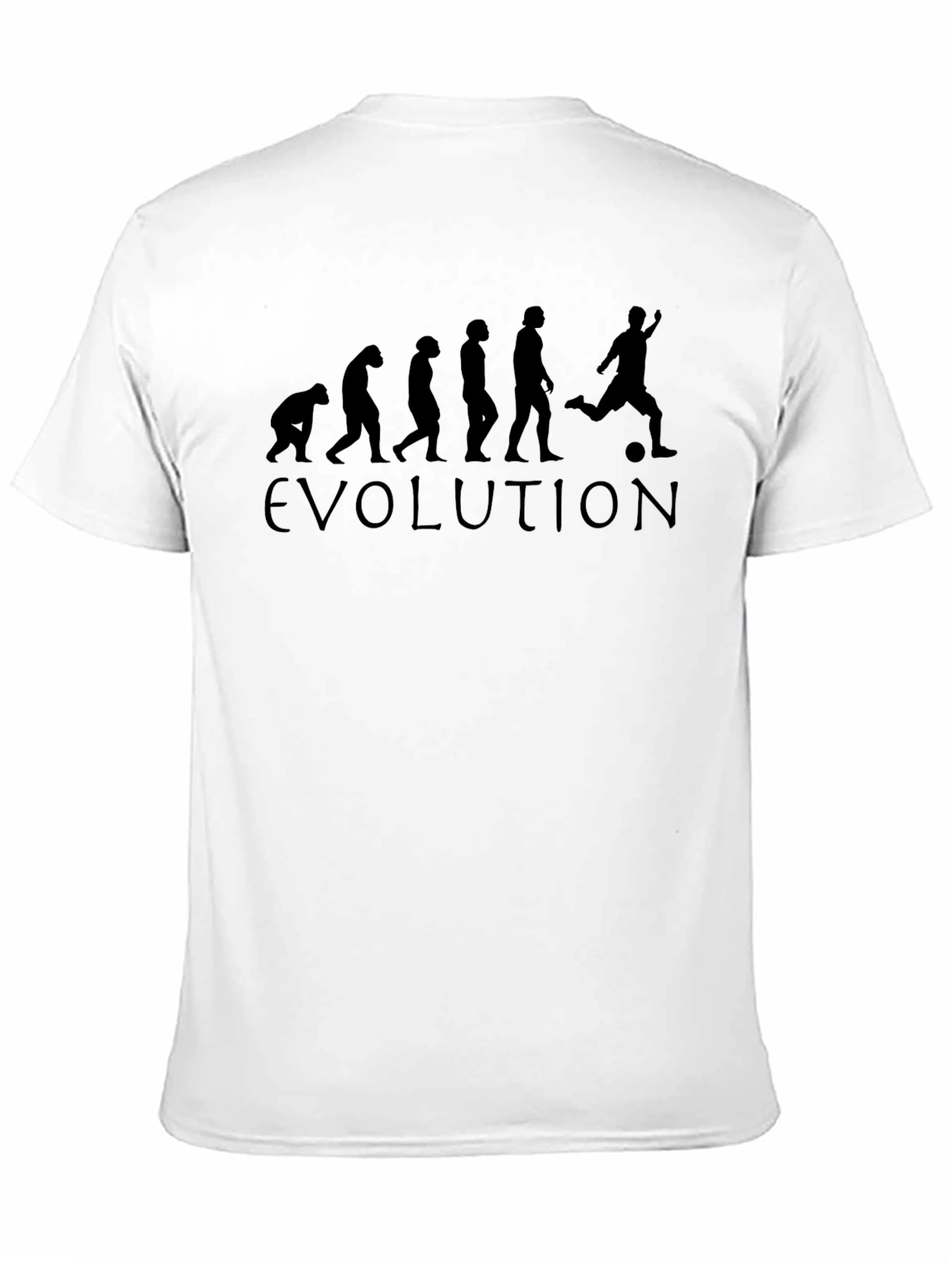 Evolution Soccer T-Shirt - Black Cotton Tee