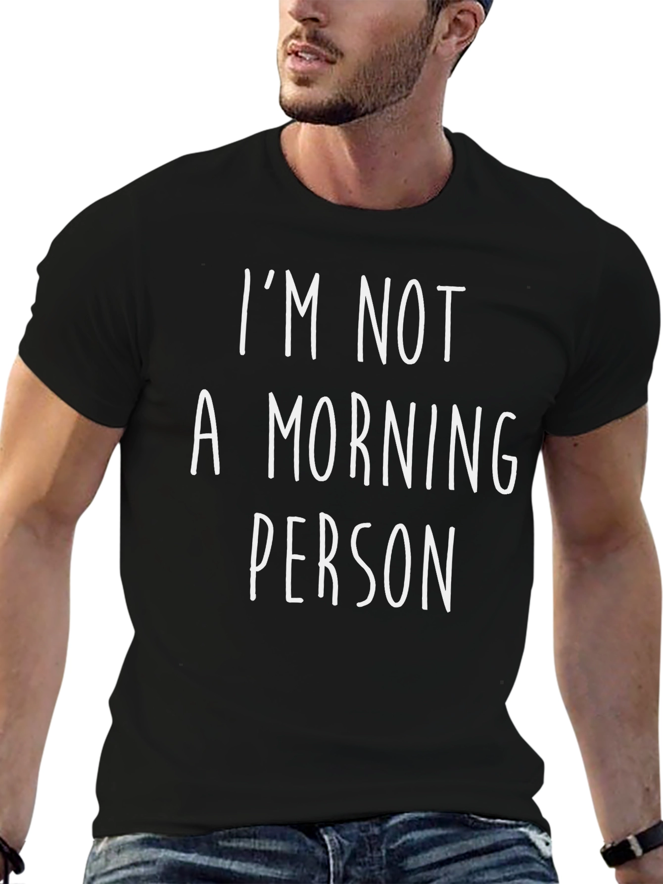 Funny Im Not A Morning Person Graphic Tee