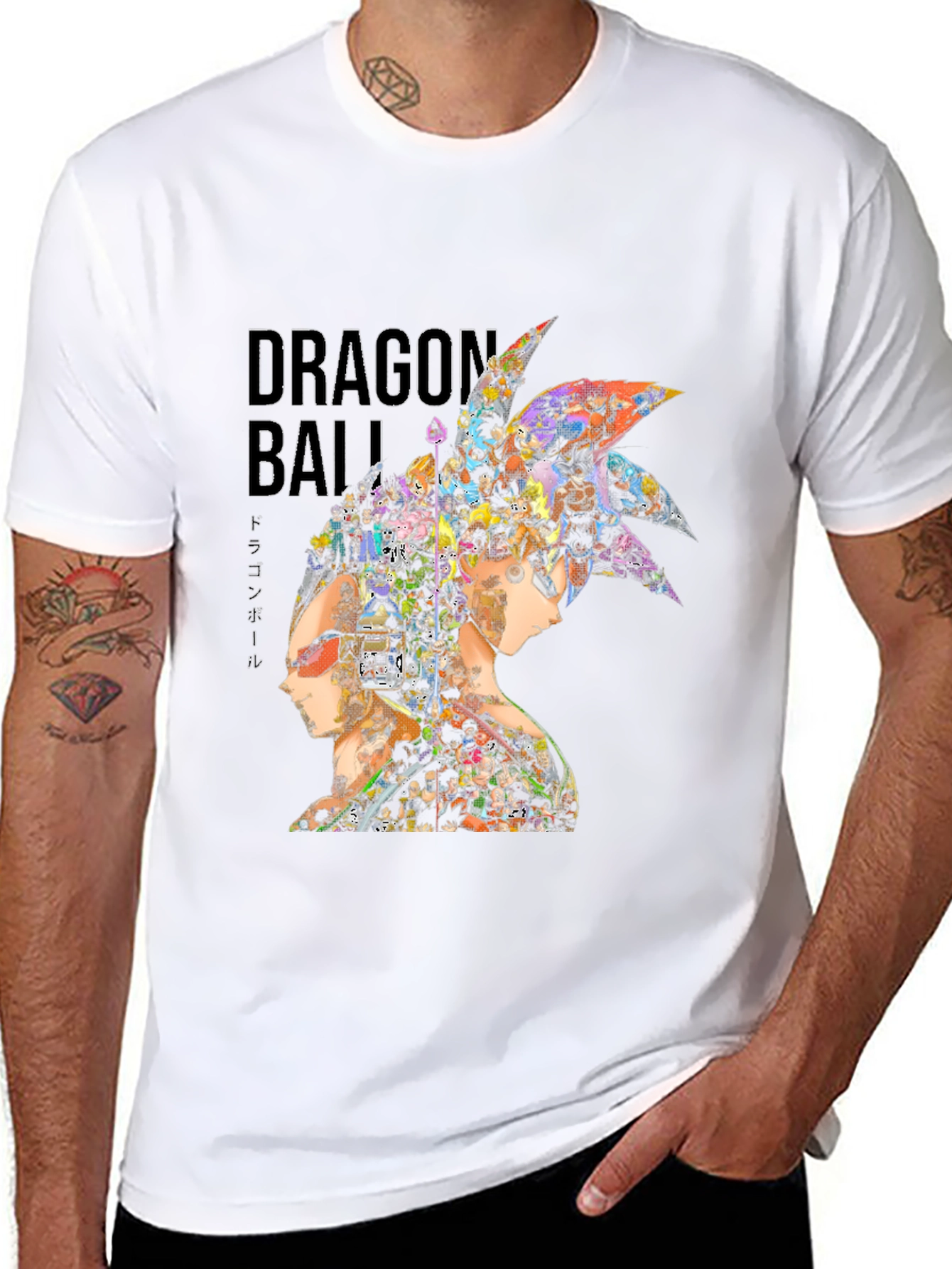 Dragon Ball Graphic Tee - Black Anime T-Shirt