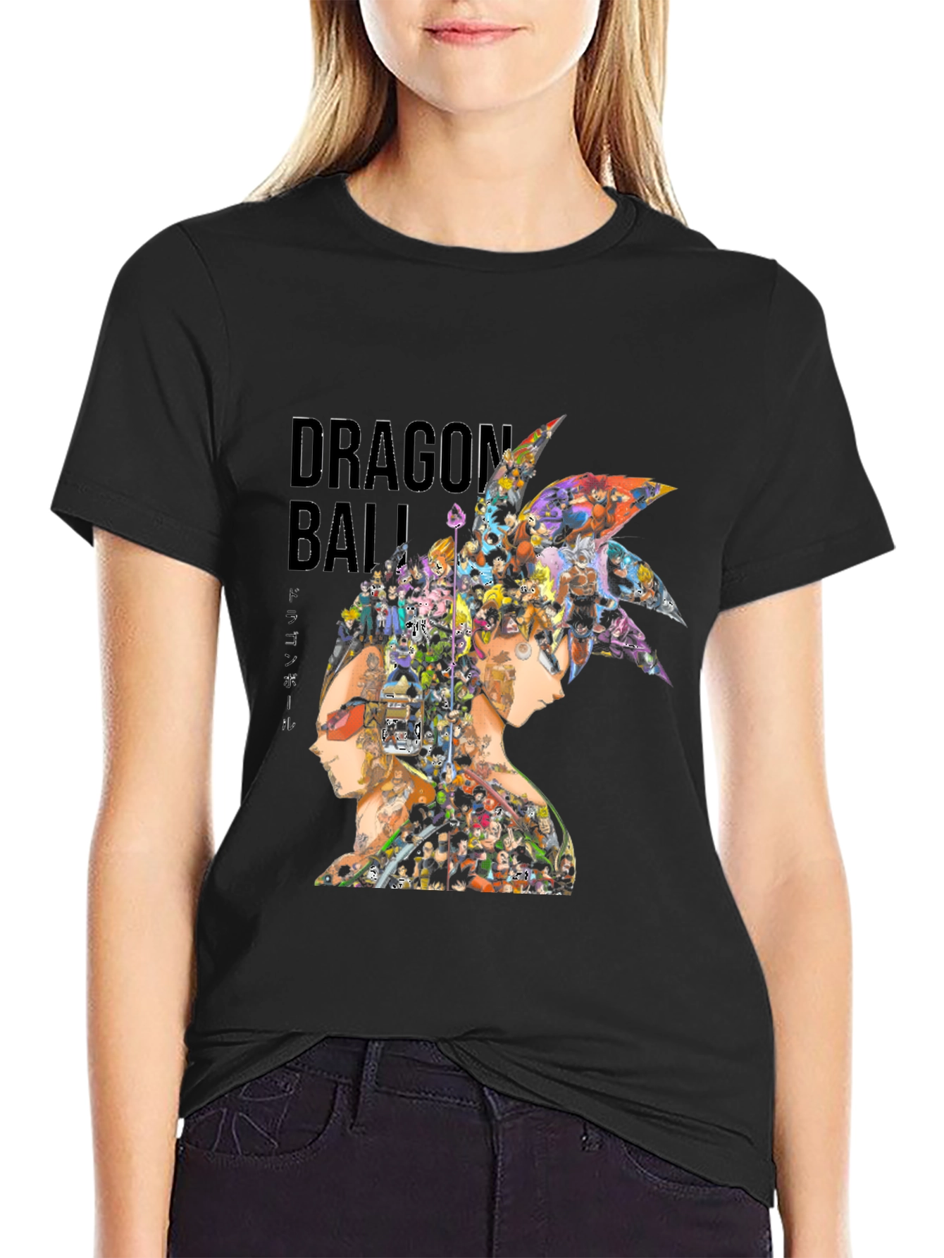 Dragon Ball Graphic Tee - Black Anime T-Shirt
