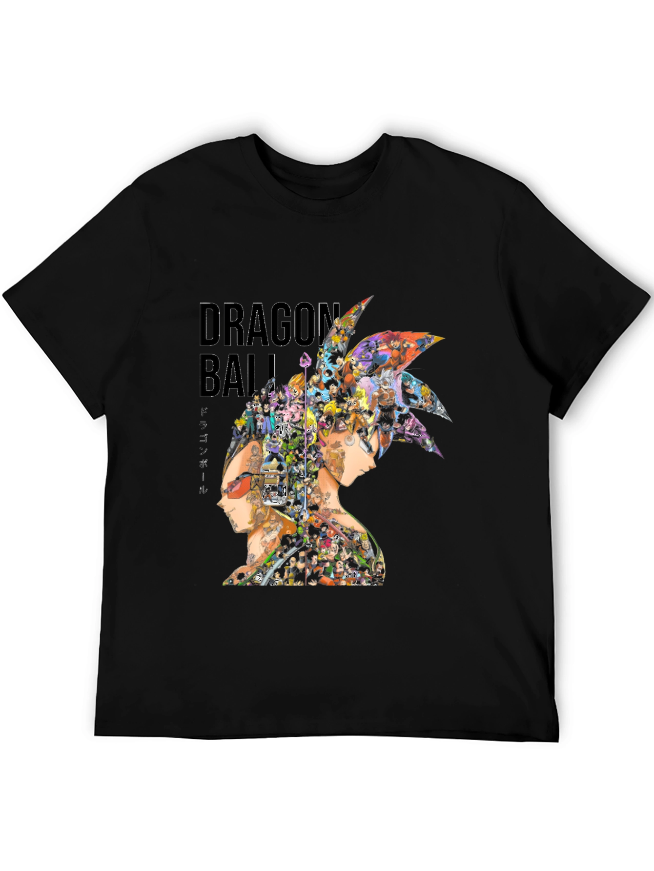 Dragon Ball Graphic Tee - Black Anime T-Shirt