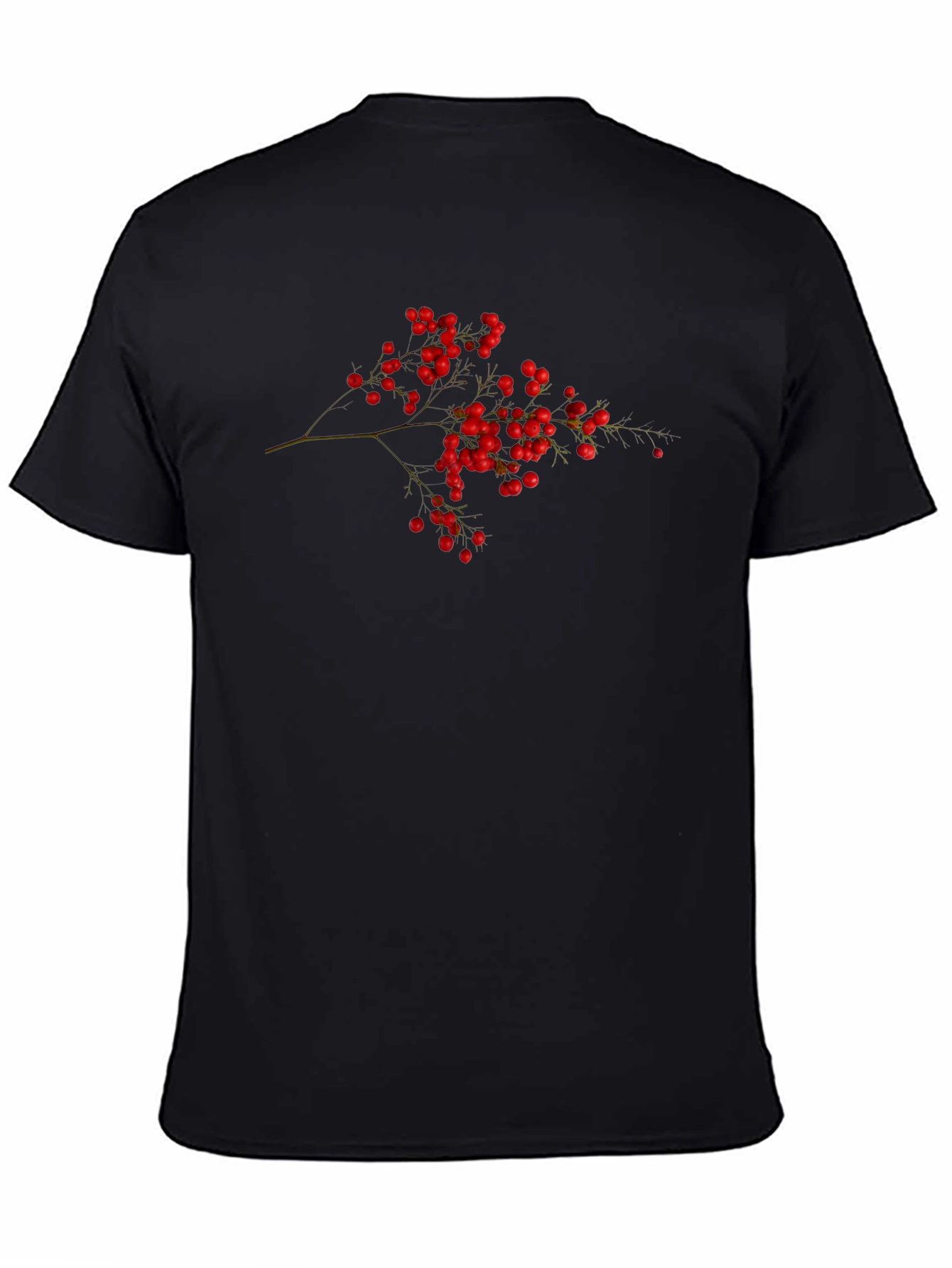 Berry Branch Black T-Shirt