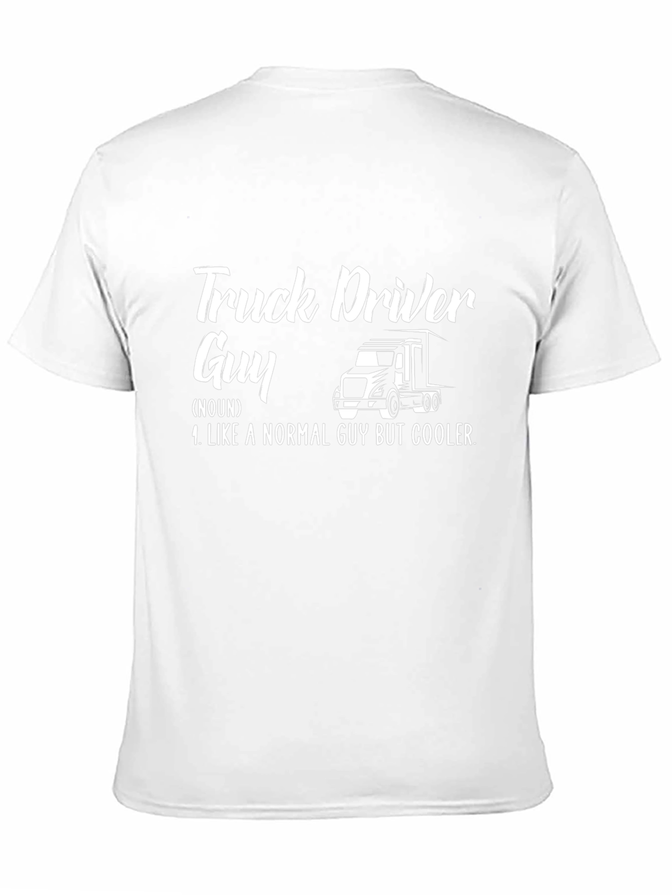Truck Driver Guy Graphic Tee - Cool & Comfy