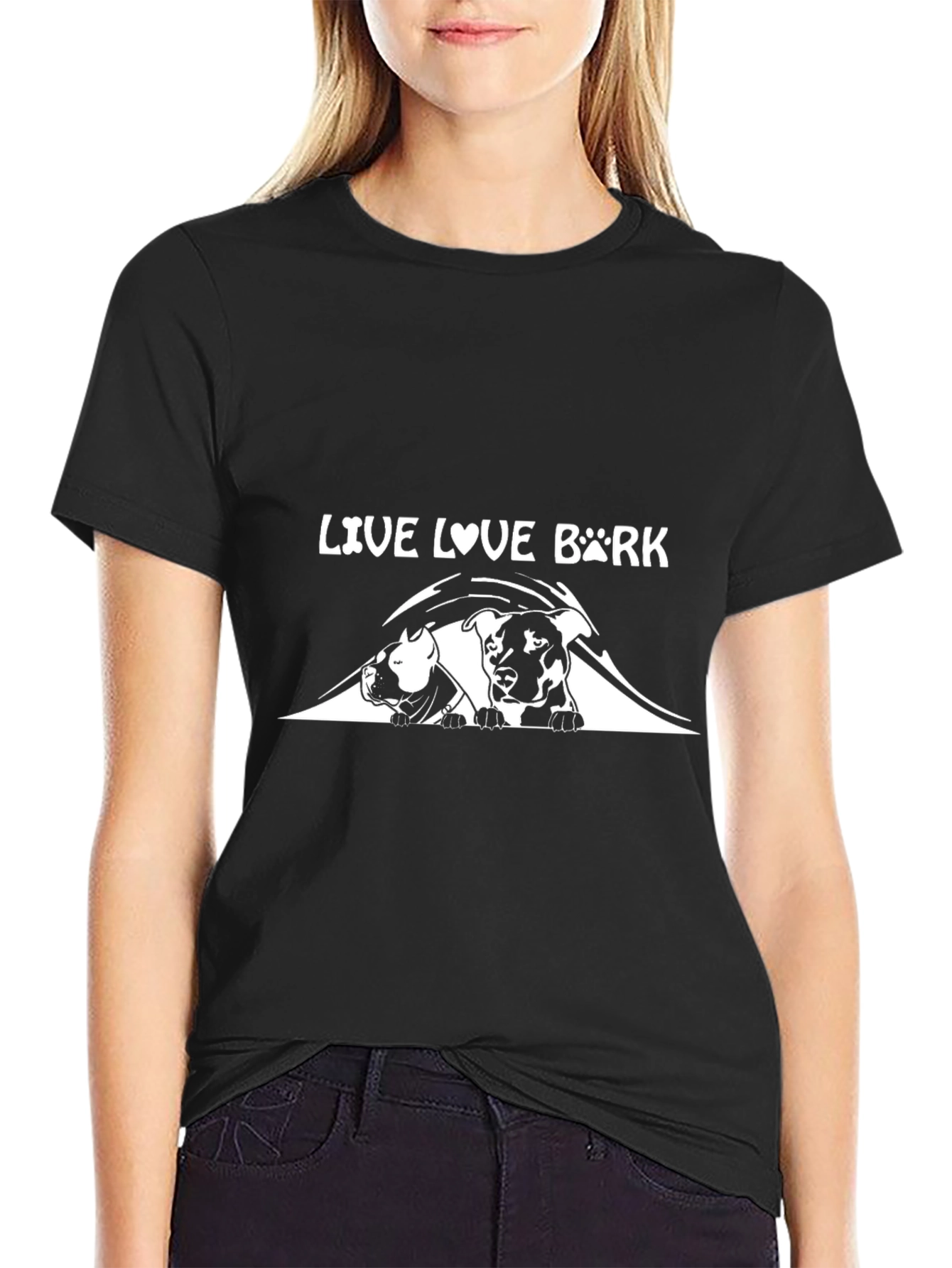Live Love Bark Dog T-Shirt