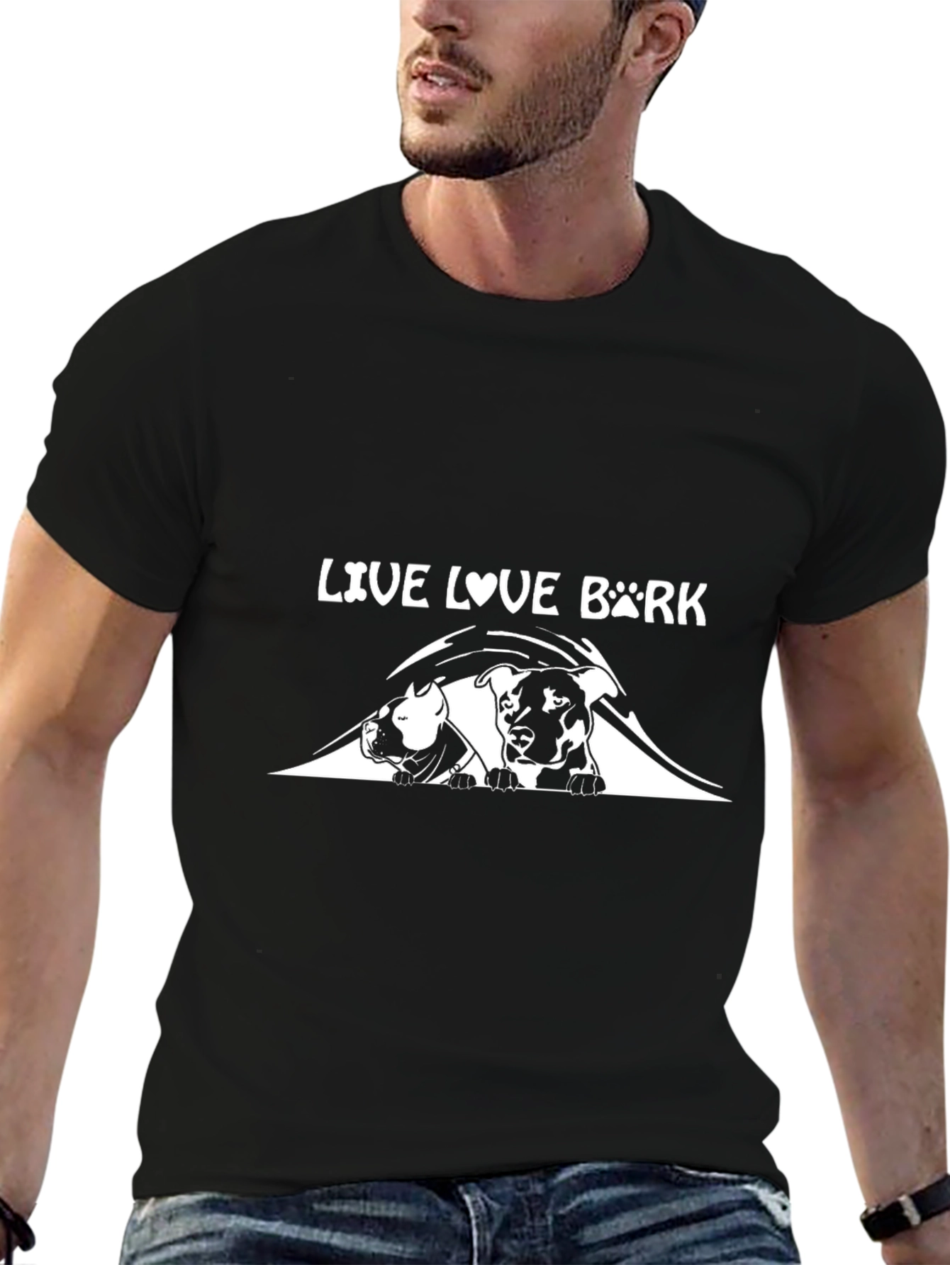 Live Love Bark Dog T-Shirt