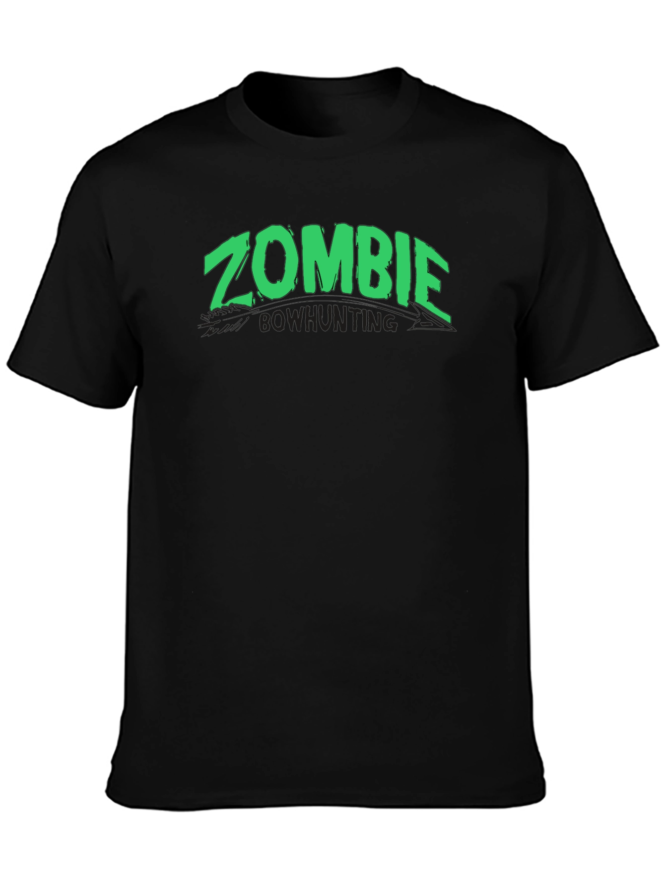Zombie Bowhunting Black T-Shirt