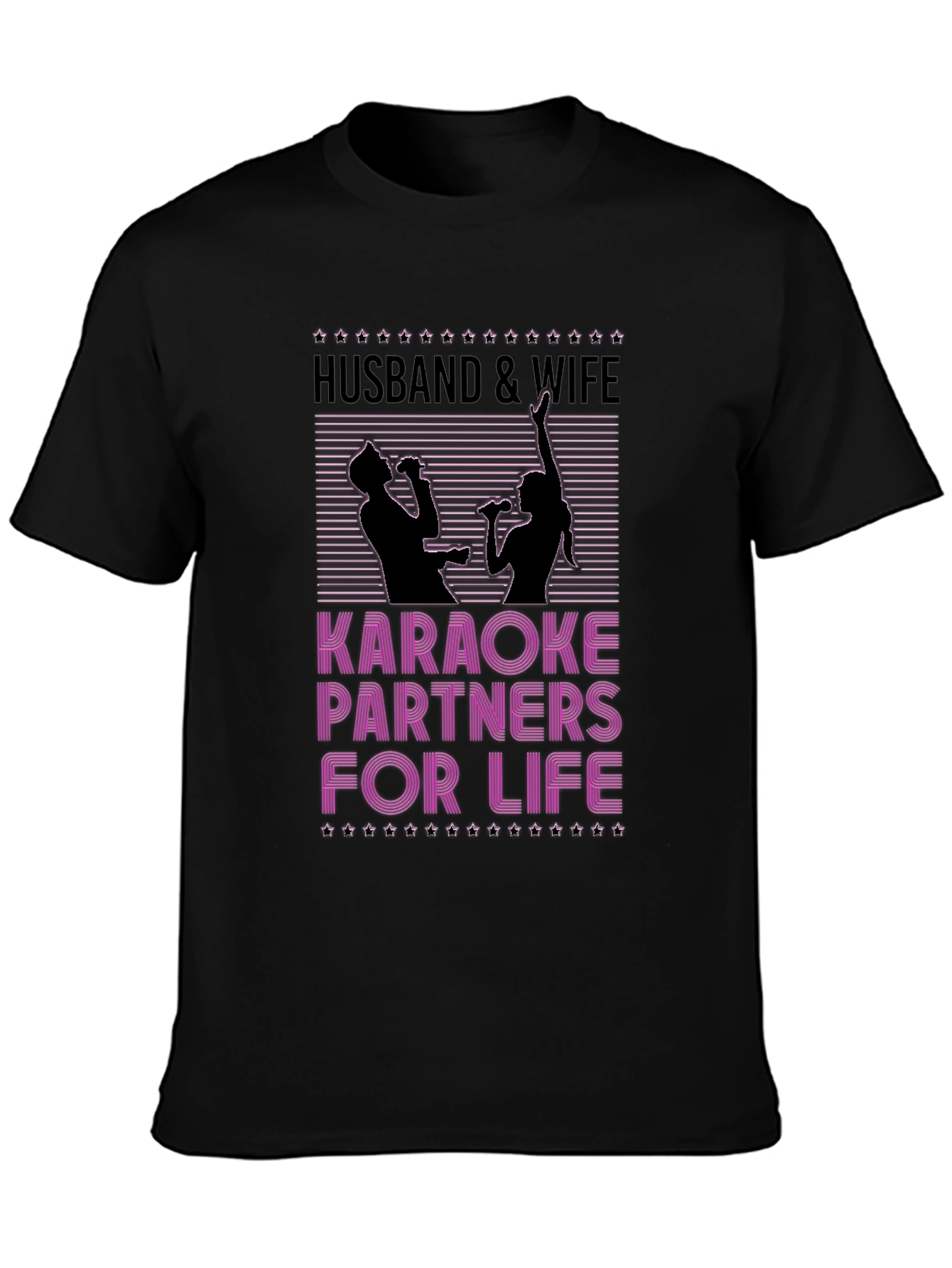 Husband & Wife Karaoke Partners T-Shirt