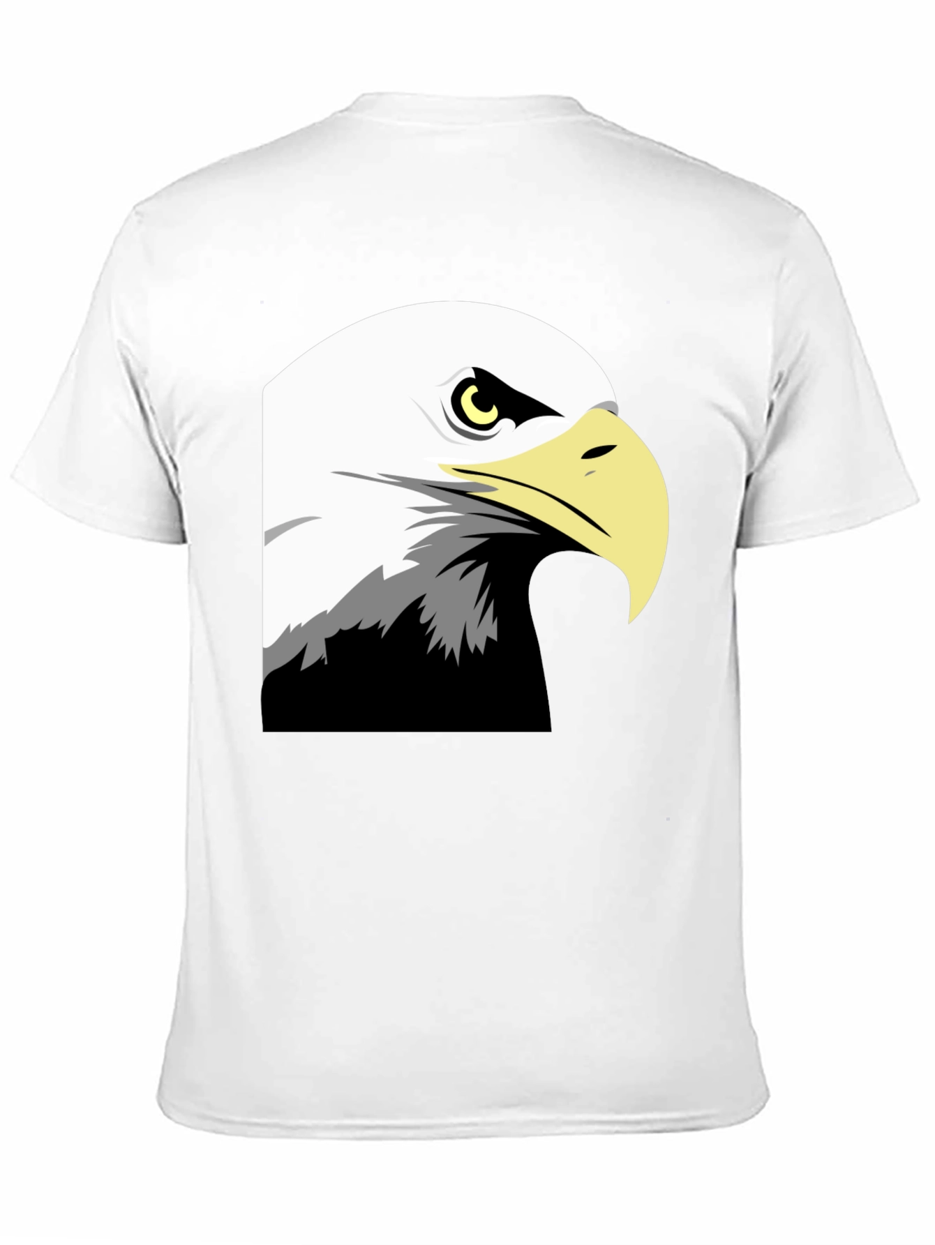 Bold Eagle Graphic Tee - Black Cotton Blend