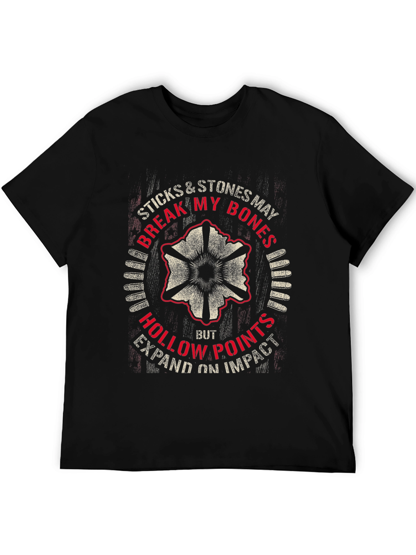 Sticks & Stones Hollow Points Graphic T-Shirt