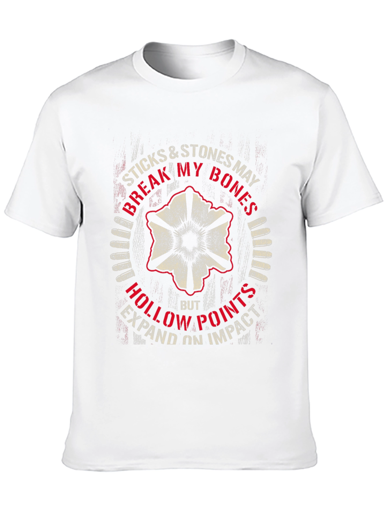 Sticks & Stones Hollow Points Graphic T-Shirt