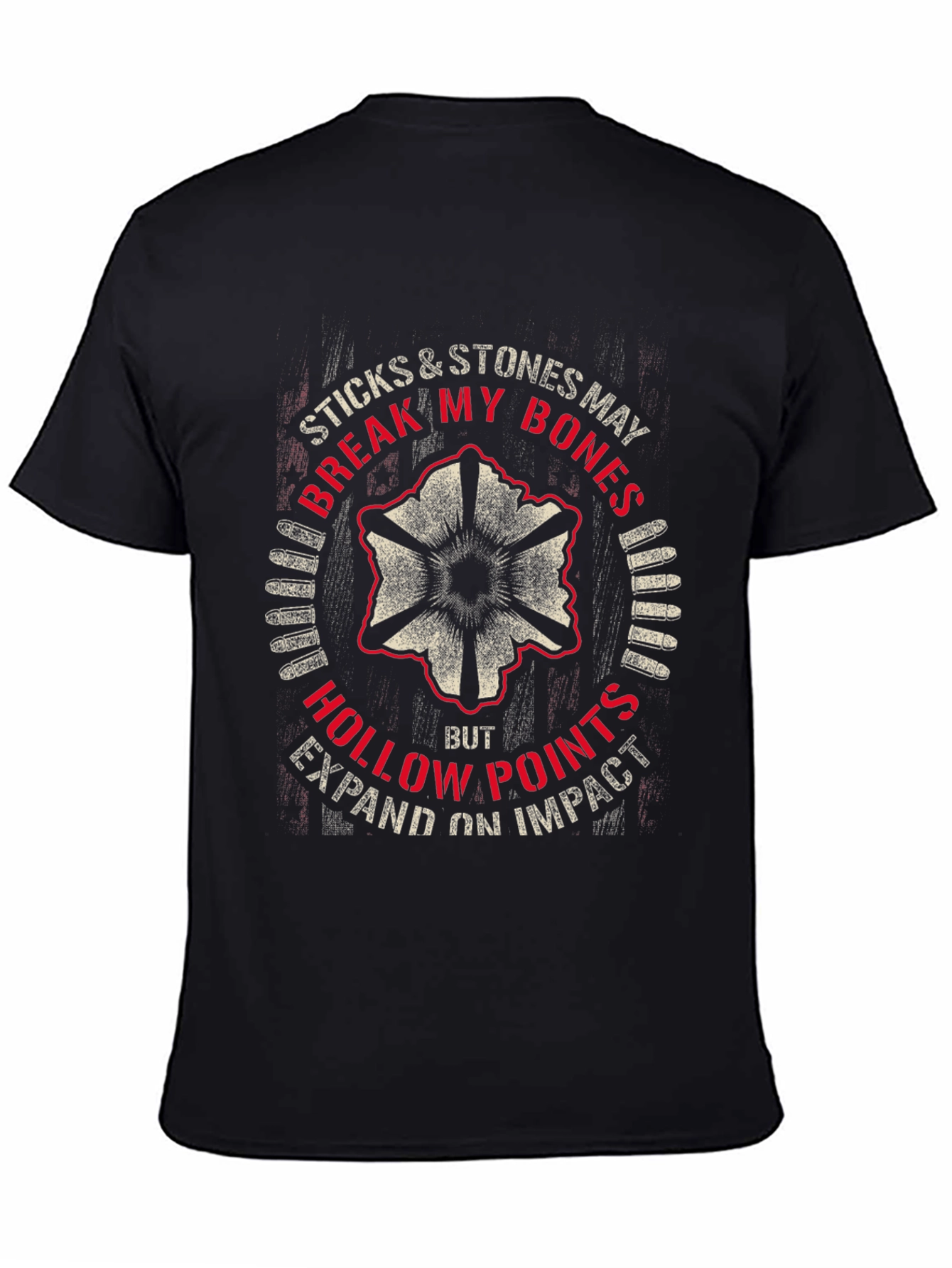 Sticks & Stones Hollow Points Graphic T-Shirt