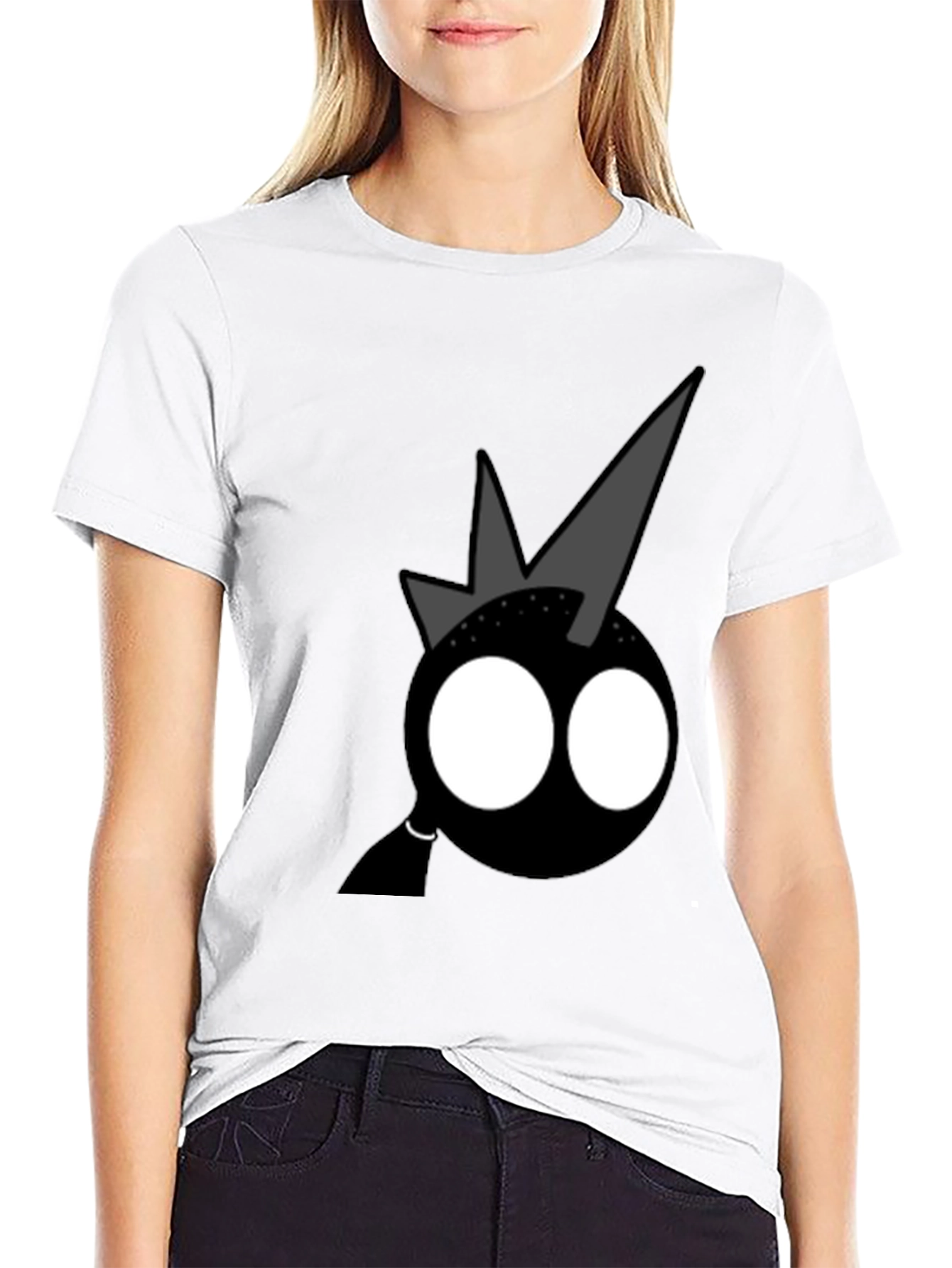 Funky Graphic Tee - Black Shirt with Cartoon Design