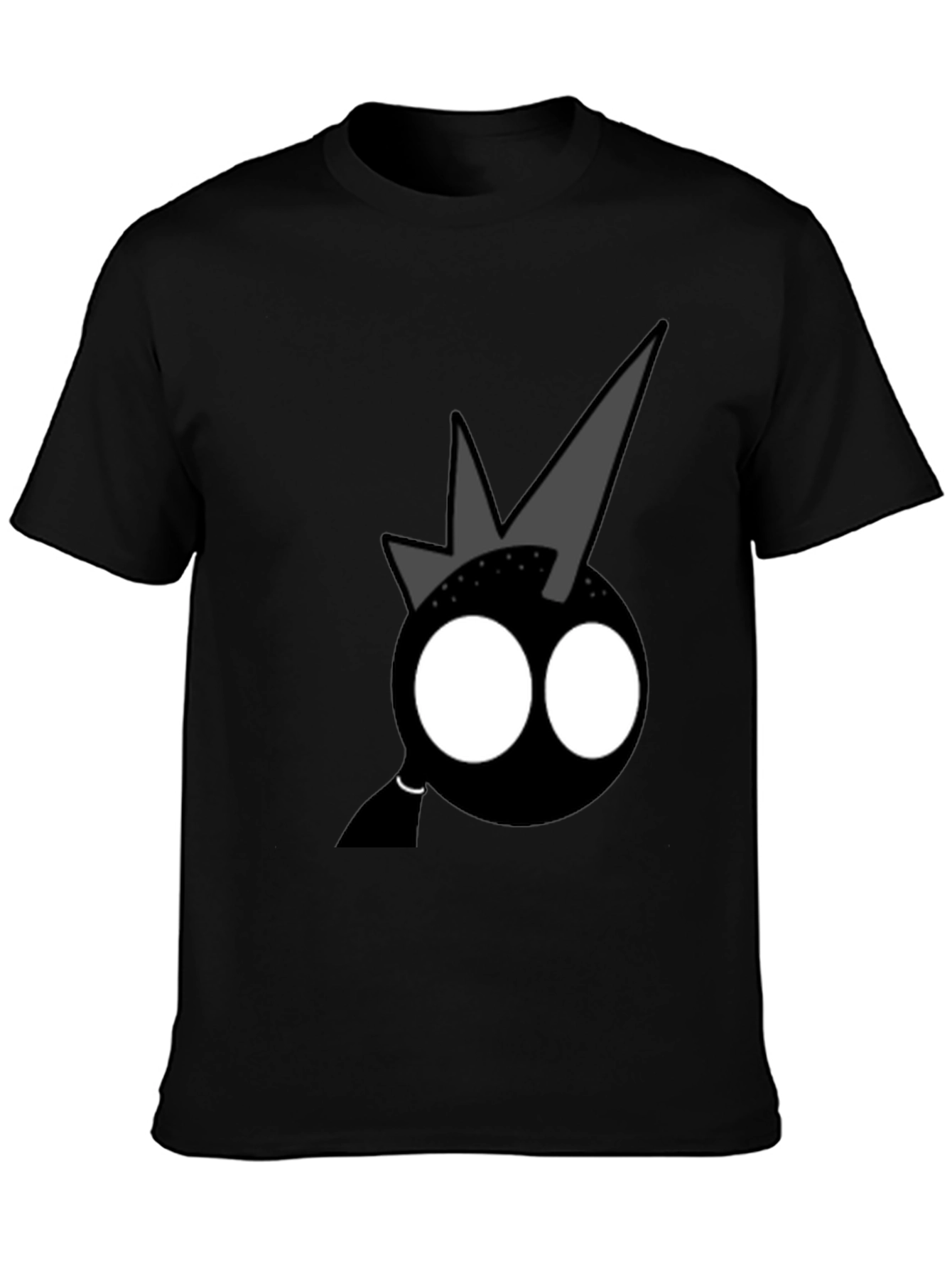 Funky Graphic Tee - Black Shirt with Cartoon Design