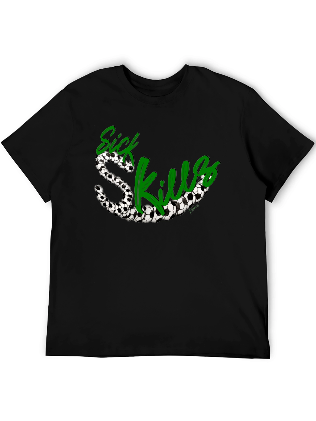 Sick Skills Soccer Ball Graphic T-Shirt