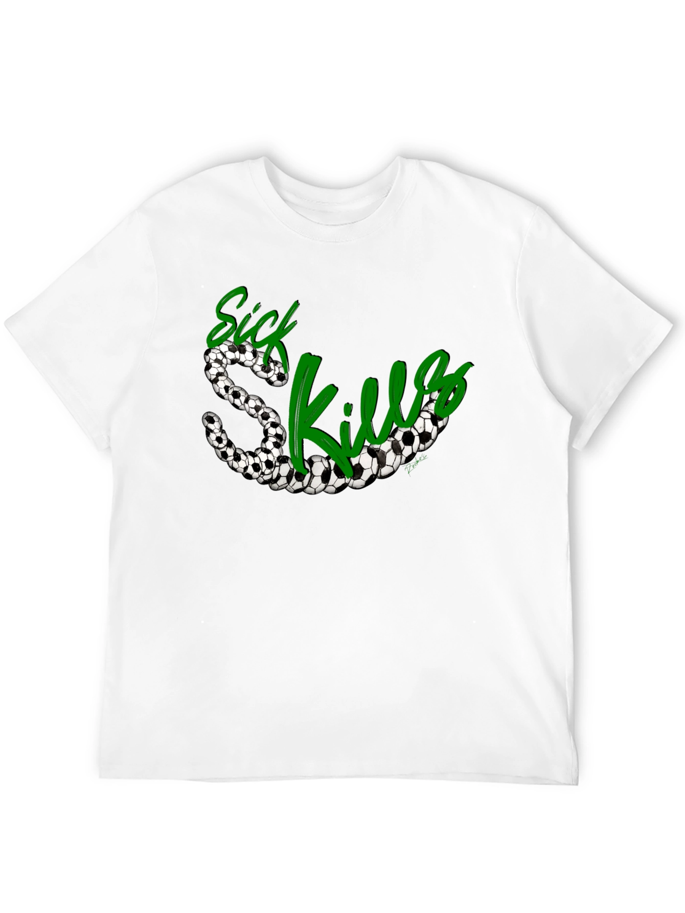 Sick Skills Soccer Ball Graphic T-Shirt