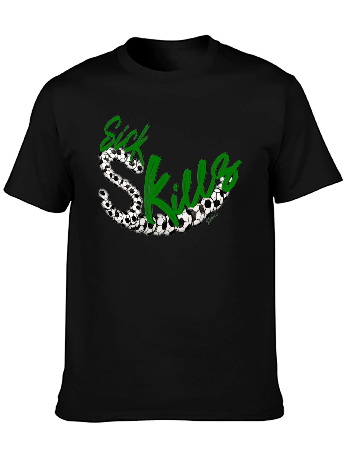 Sick Skills Soccer Ball Graphic T-Shirt