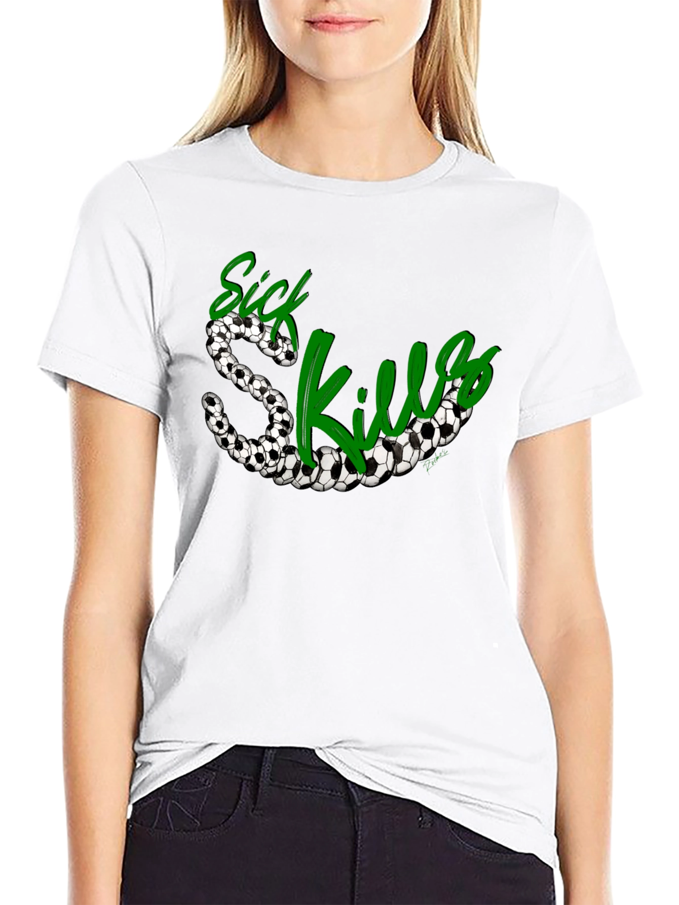 Sick Skills Soccer Ball Graphic T-Shirt