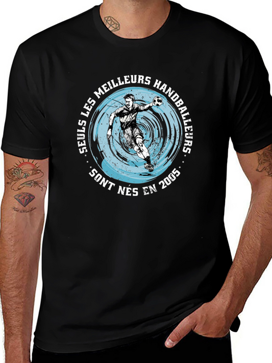 Handball Player Graphic T-Shirt - Born in 2005