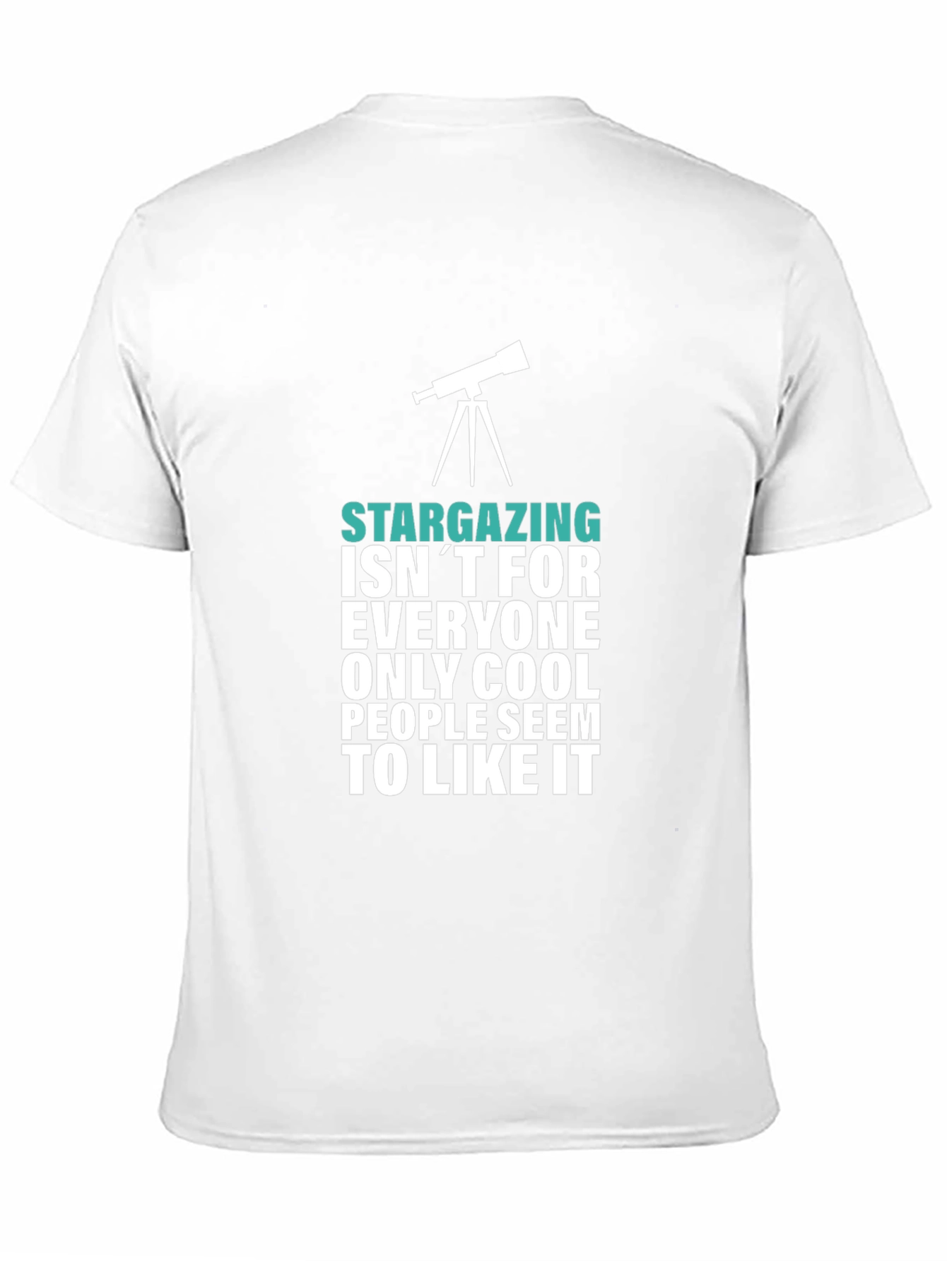 Stargazing Cool People Graphic Tee - Black