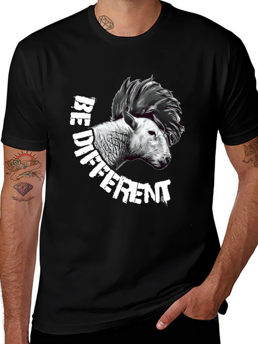 Be Different Sheep Punk T-Shirt
