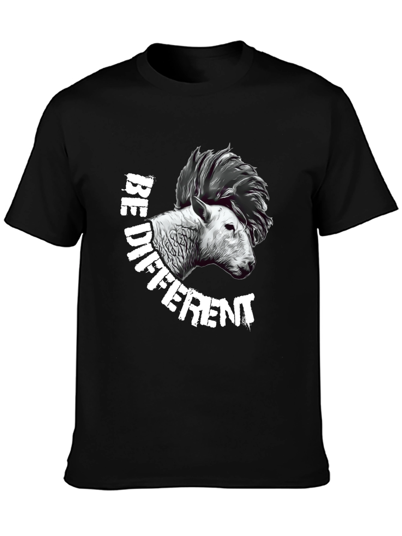 Be Different Sheep Punk T-Shirt
