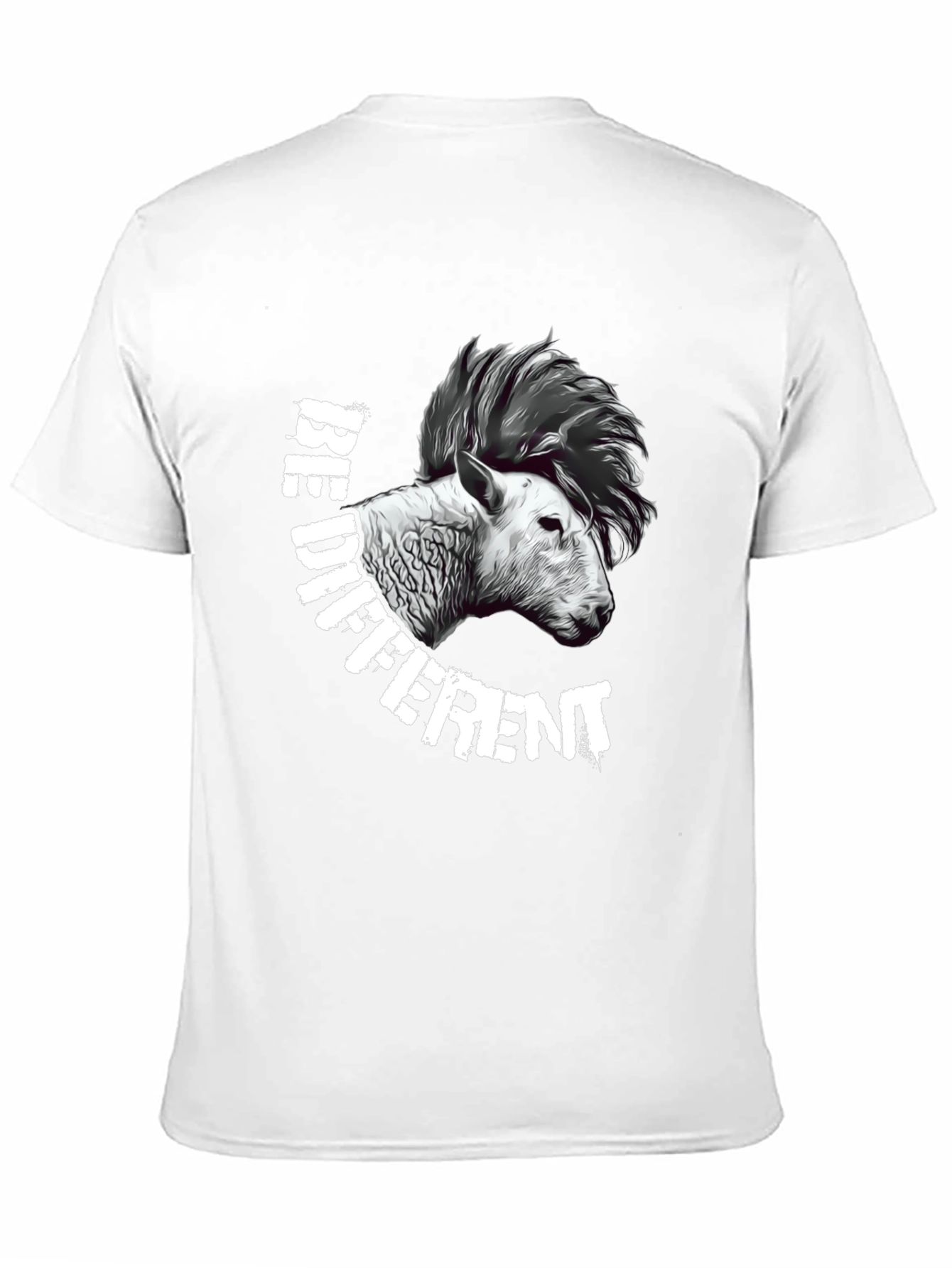 Be Different Sheep Punk T-Shirt