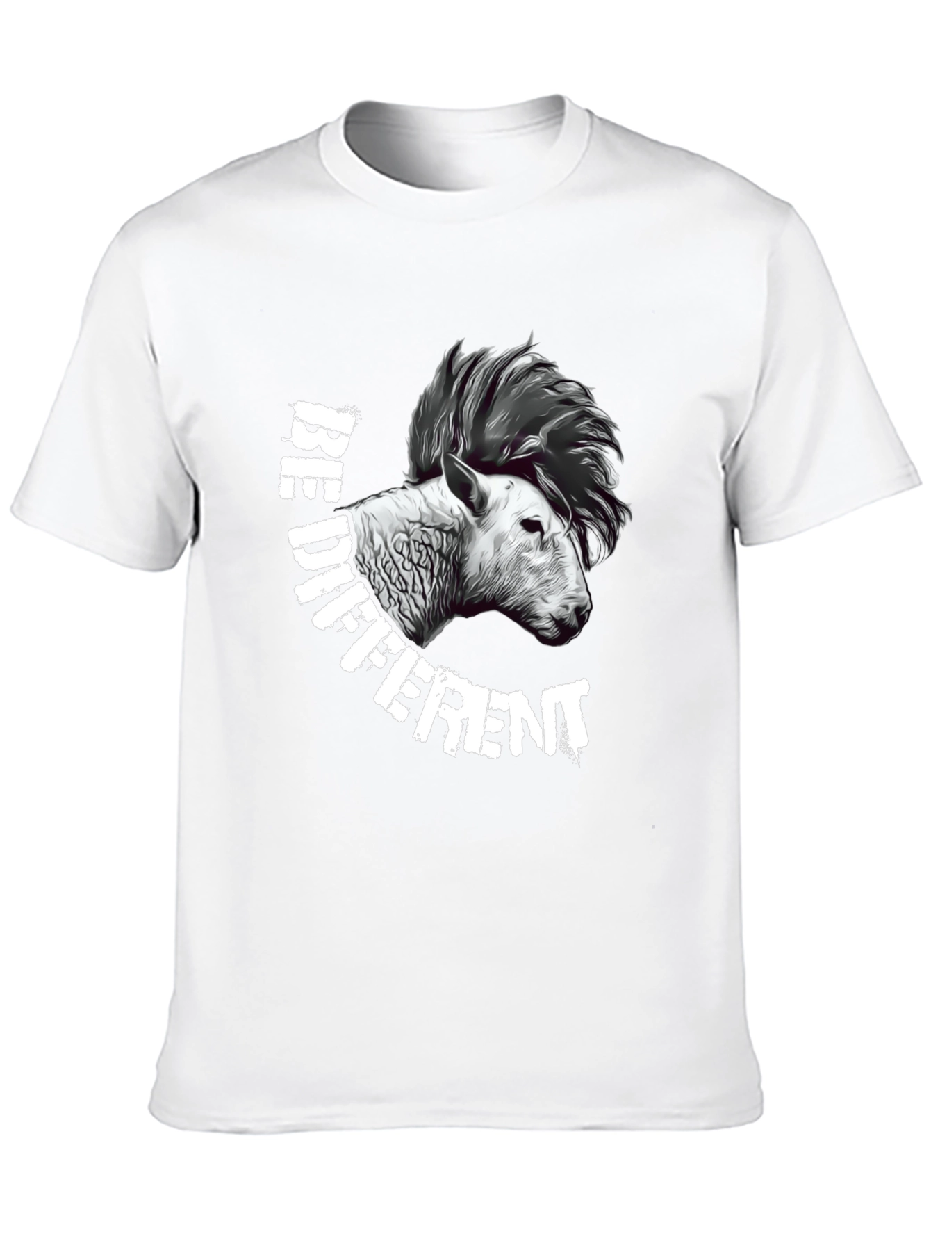Be Different Sheep Punk T-Shirt